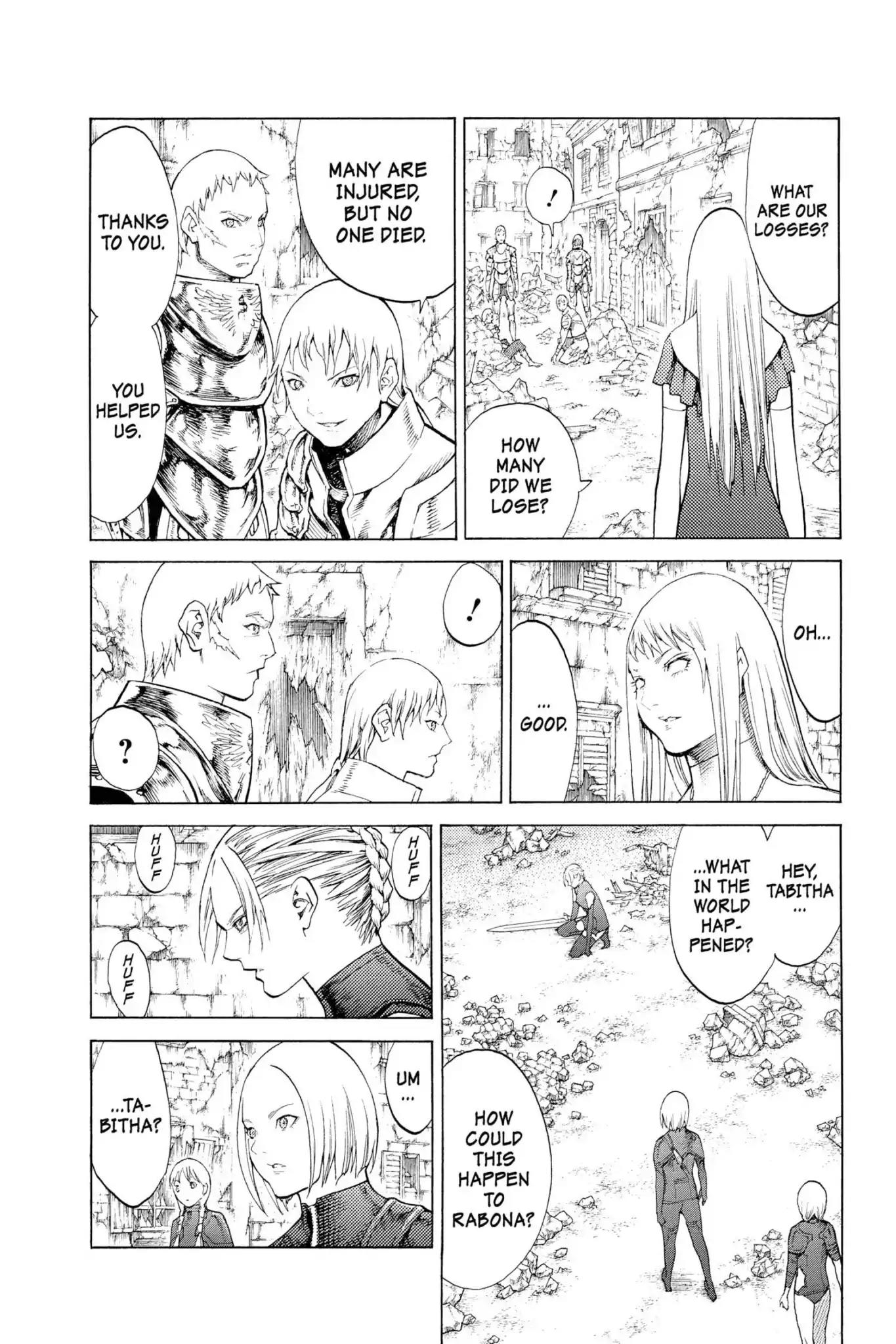Claymore Chapter 108 page 30 - Chapter 108: Vol.20 Scene 108: Phantom in the Heart, Part 3