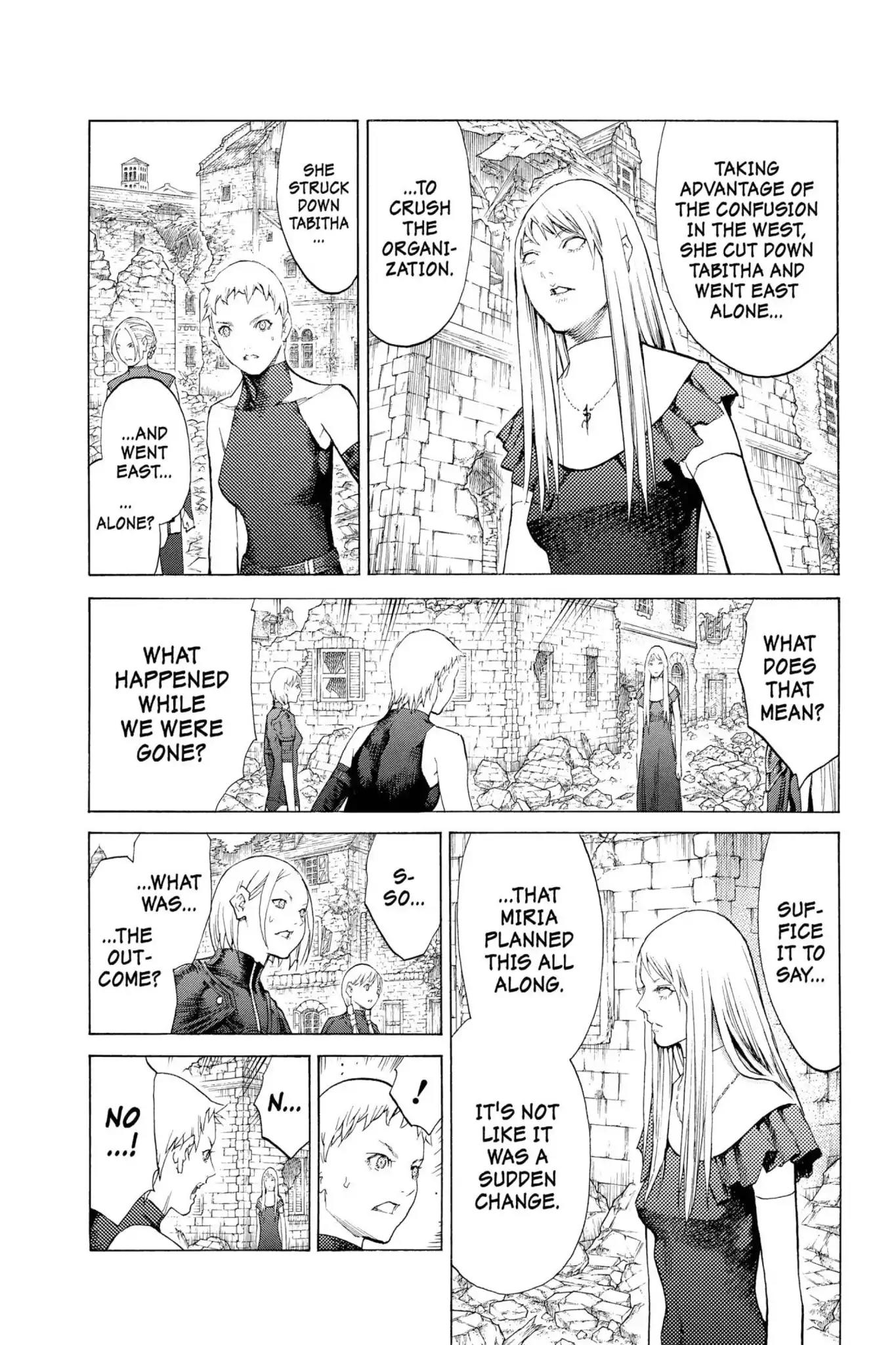 Claymore Chapter 108 page 32 - Chapter 108: Vol.20 Scene 108: Phantom in the Heart, Part 3