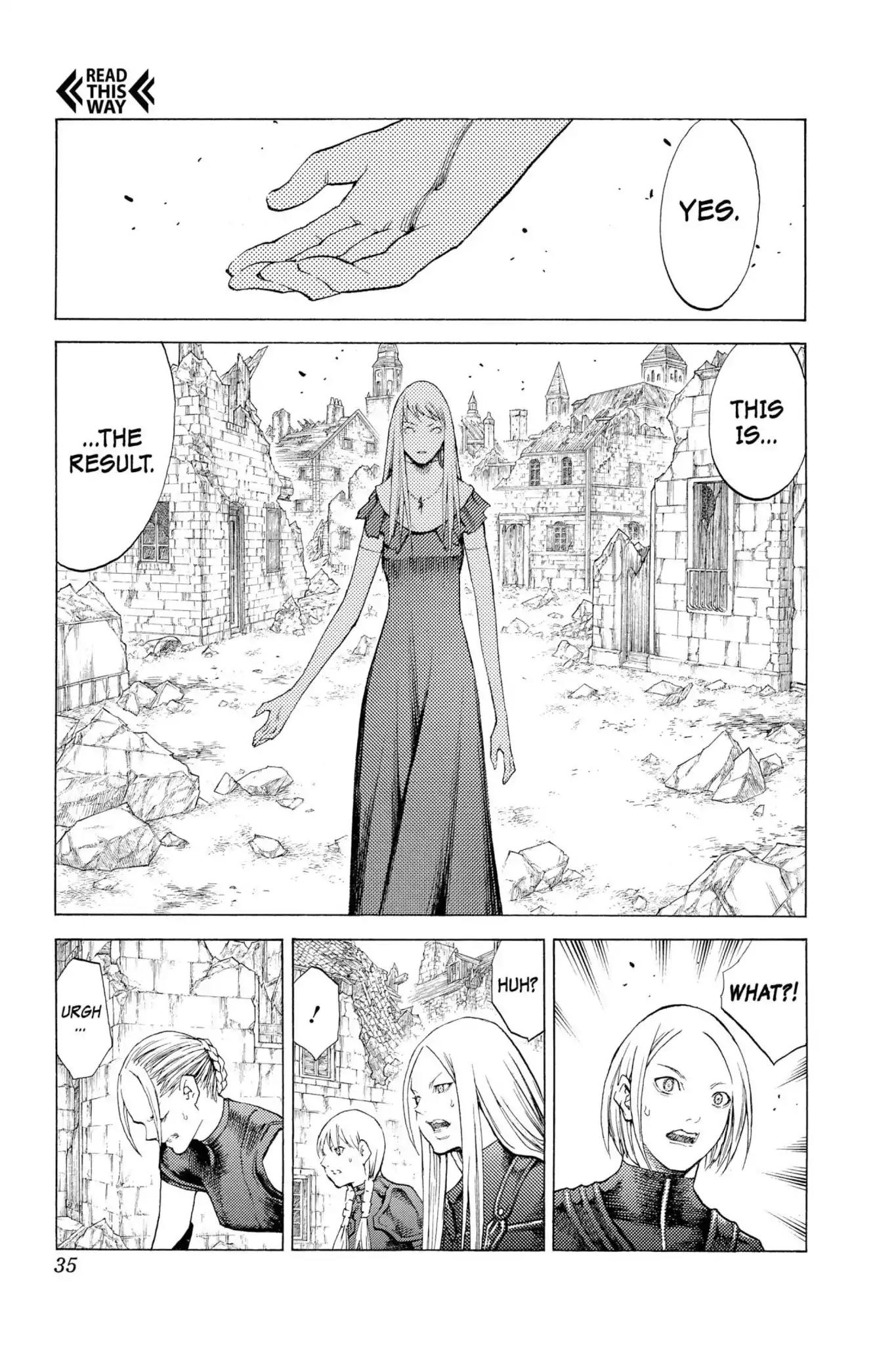 Claymore Chapter 108 page 33 - Chapter 108: Vol.20 Scene 108: Phantom in the Heart, Part 3