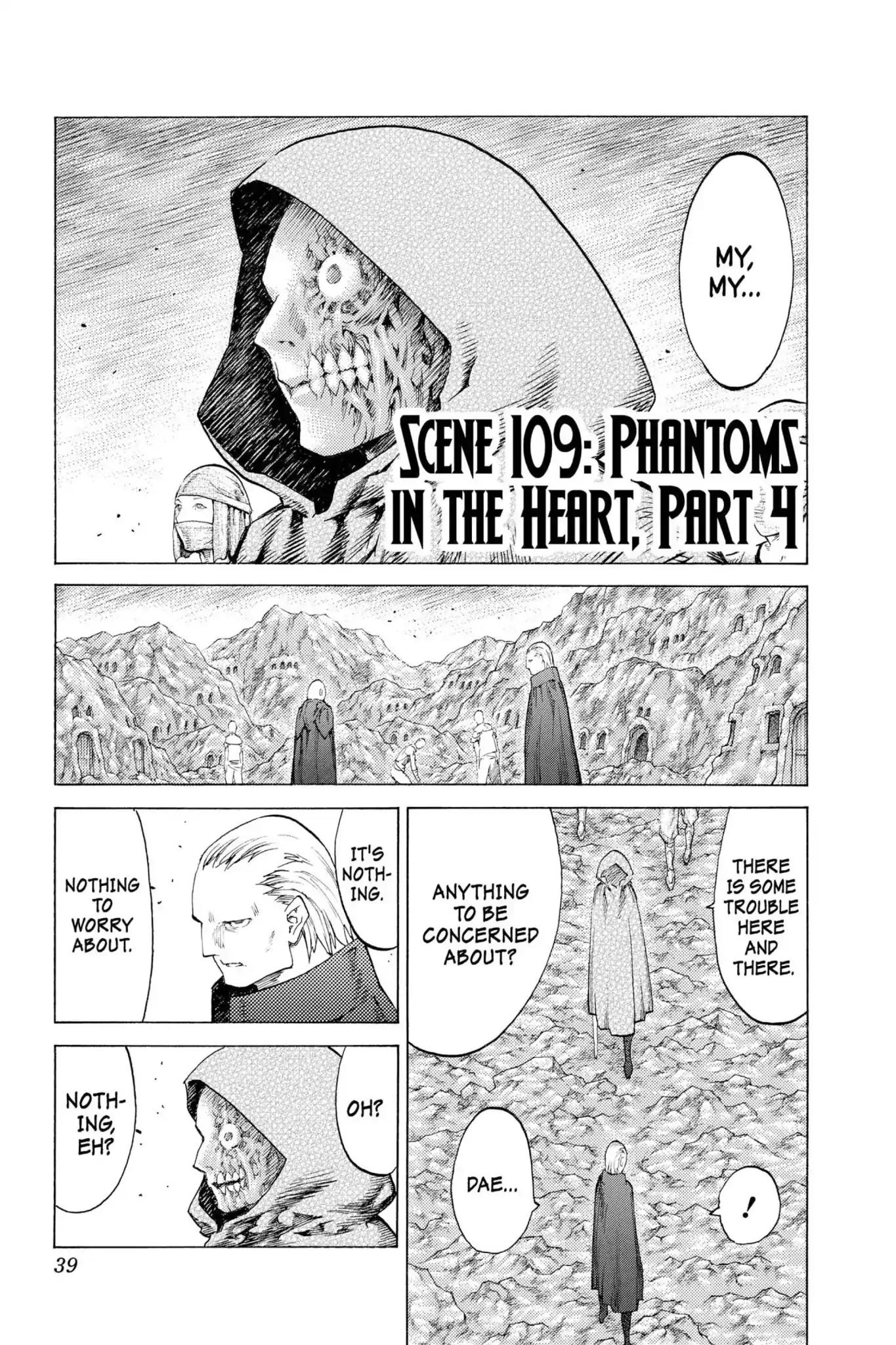 Claymore Chapter 109 page 1 - Chapter 109: Vol.20 Scene 109: Phantom in the Heart, Part 4