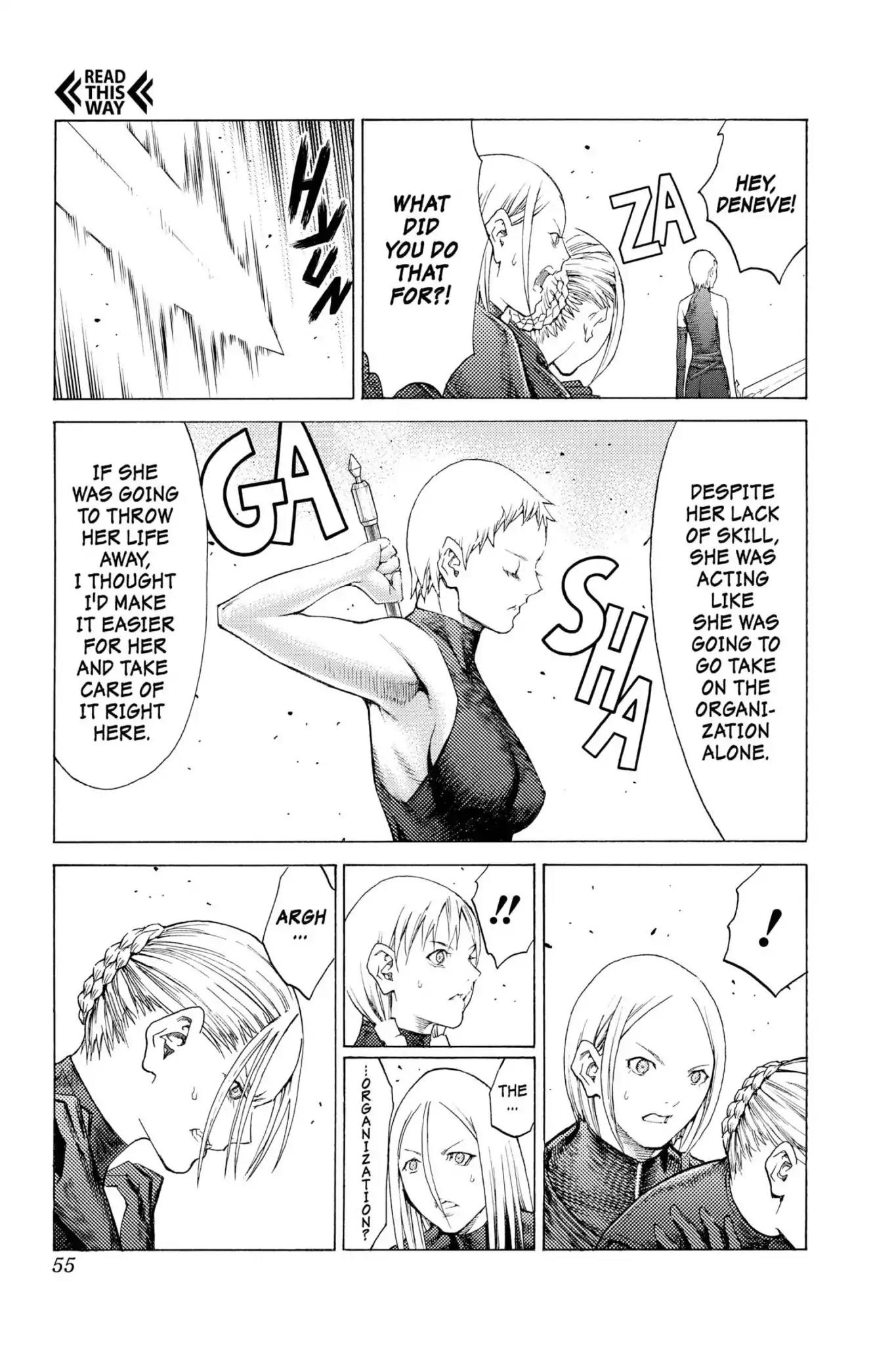 Claymore Chapter 109 page 17 - Chapter 109: Vol.20 Scene 109: Phantom in the Heart, Part 4