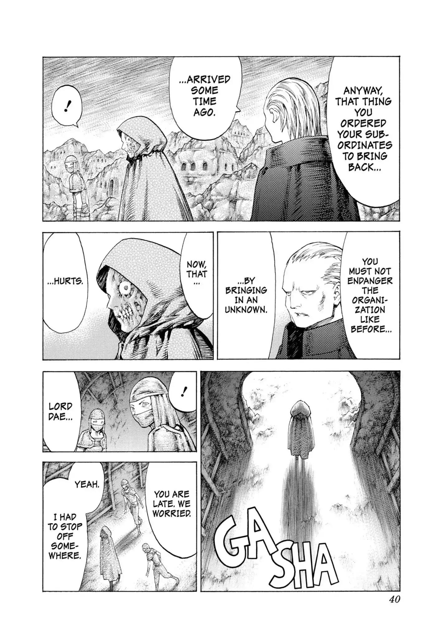 Claymore Chapter 109 page 2 - Chapter 109: Vol.20 Scene 109: Phantom in the Heart, Part 4