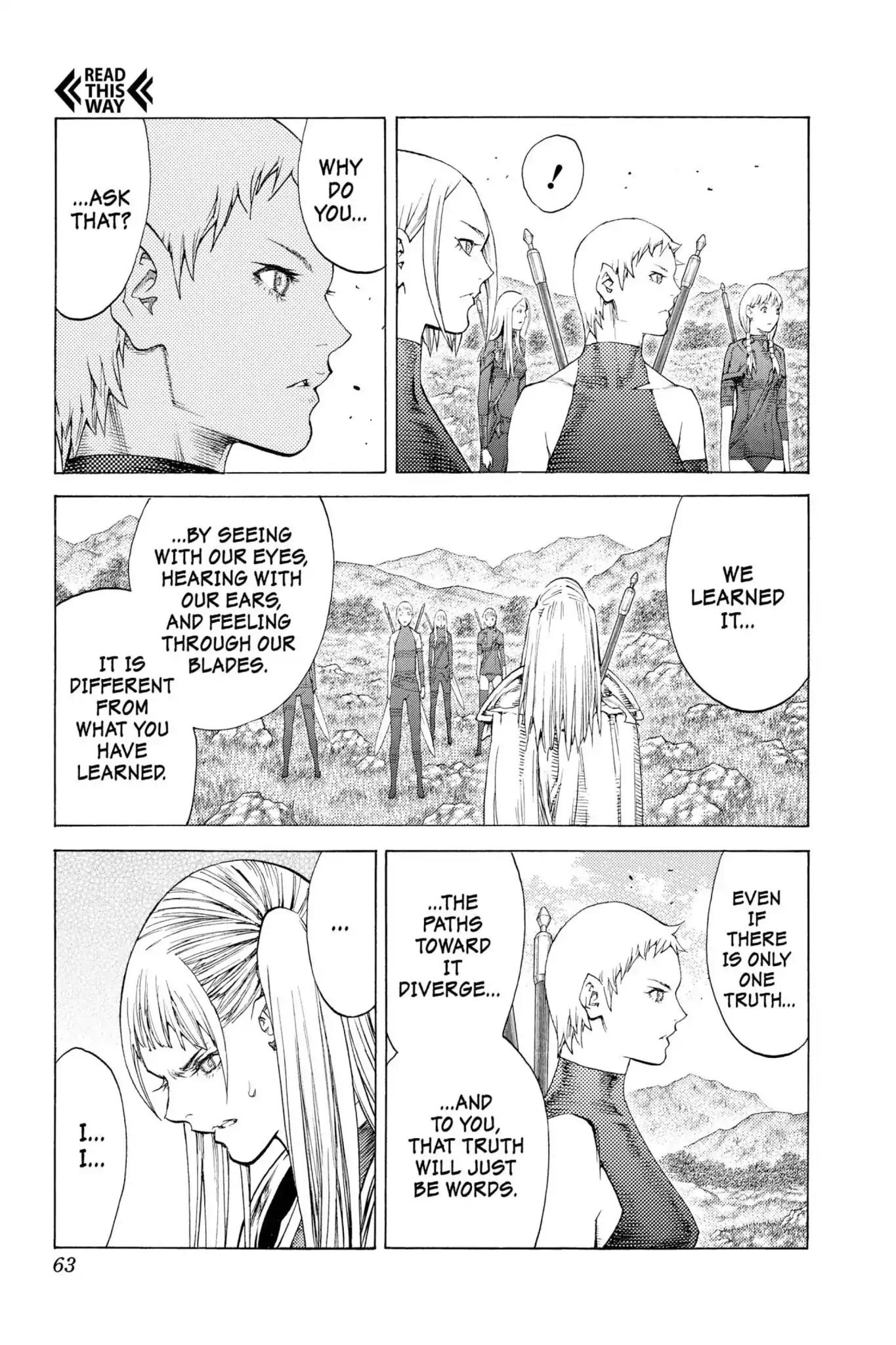 Claymore Chapter 109 page 25 - Chapter 109: Vol.20 Scene 109: Phantom in the Heart, Part 4