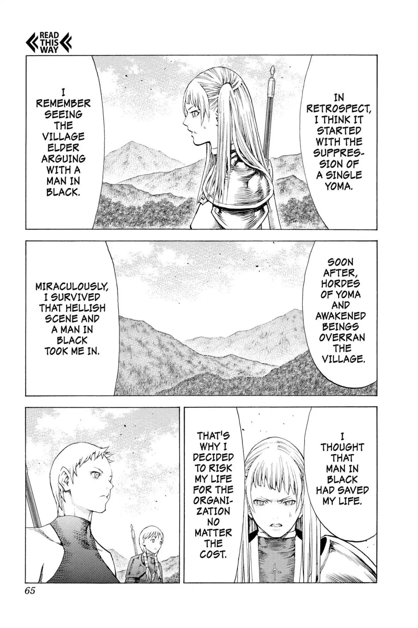 Claymore Chapter 109 page 27 - Chapter 109: Vol.20 Scene 109: Phantom in the Heart, Part 4
