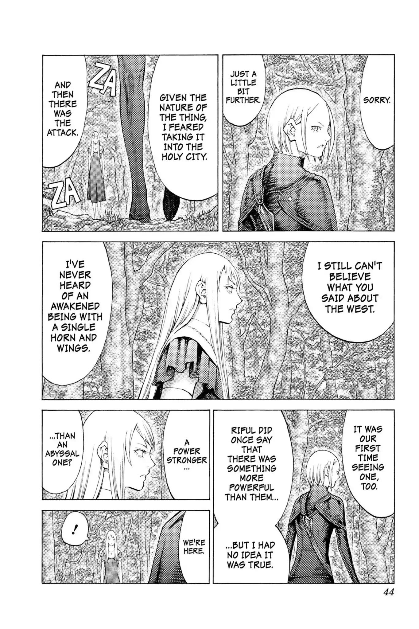 Claymore Chapter 109 page 6 - Chapter 109: Vol.20 Scene 109: Phantom in the Heart, Part 4