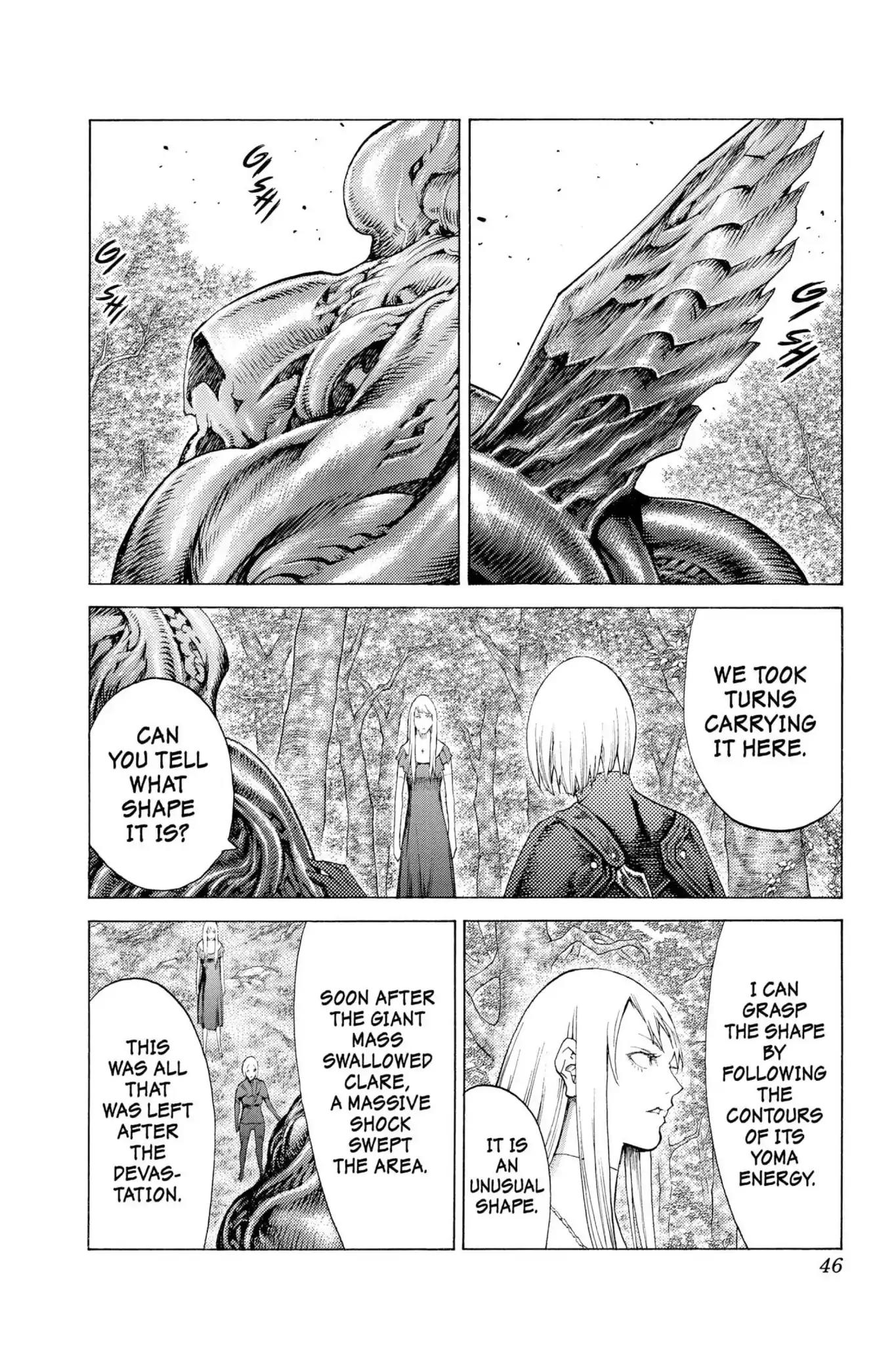 Claymore Chapter 109 page 8 - Chapter 109: Vol.20 Scene 109: Phantom in the Heart, Part 4