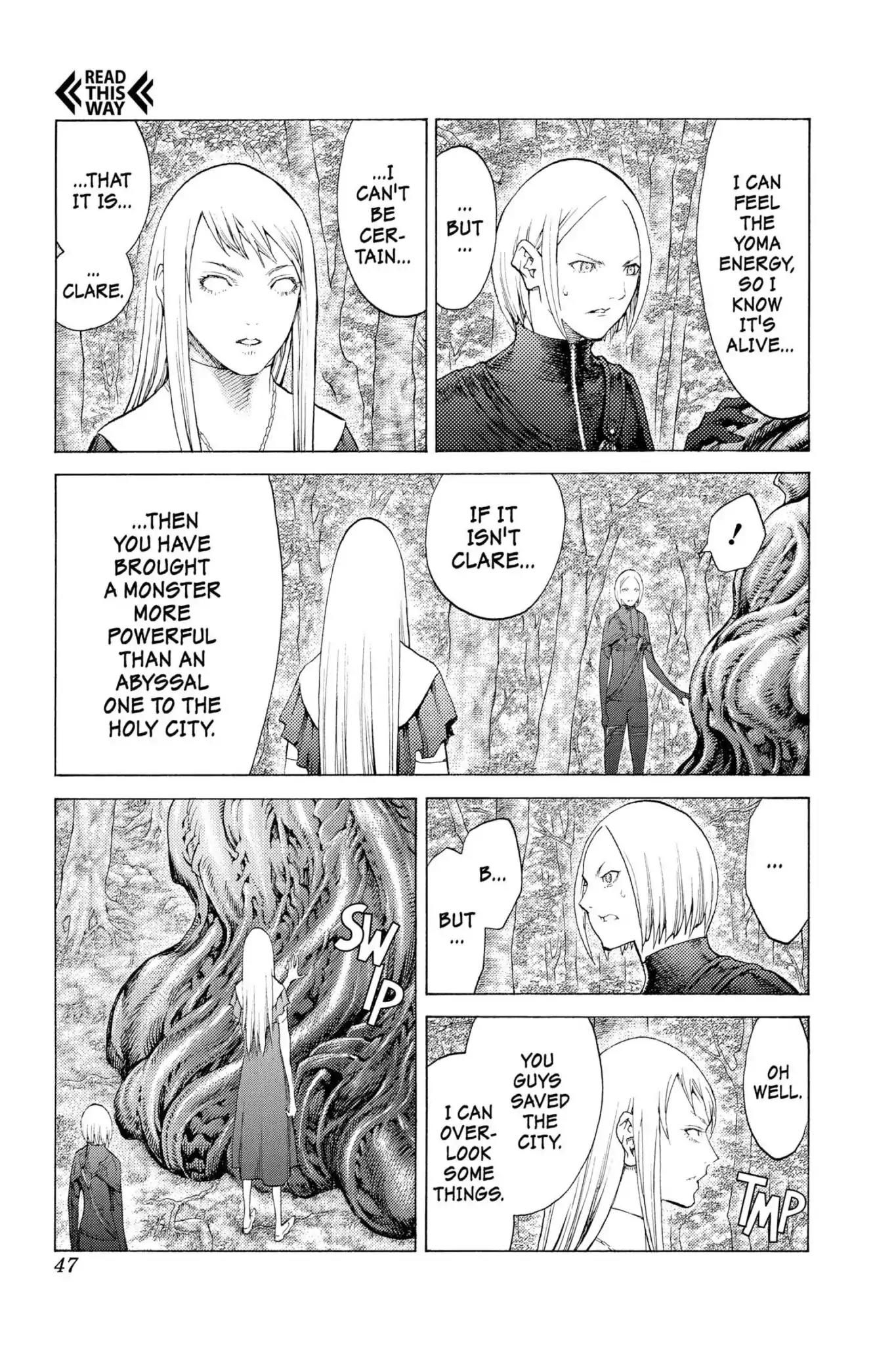 Claymore Chapter 109 page 9 - Chapter 109: Vol.20 Scene 109: Phantom in the Heart, Part 4