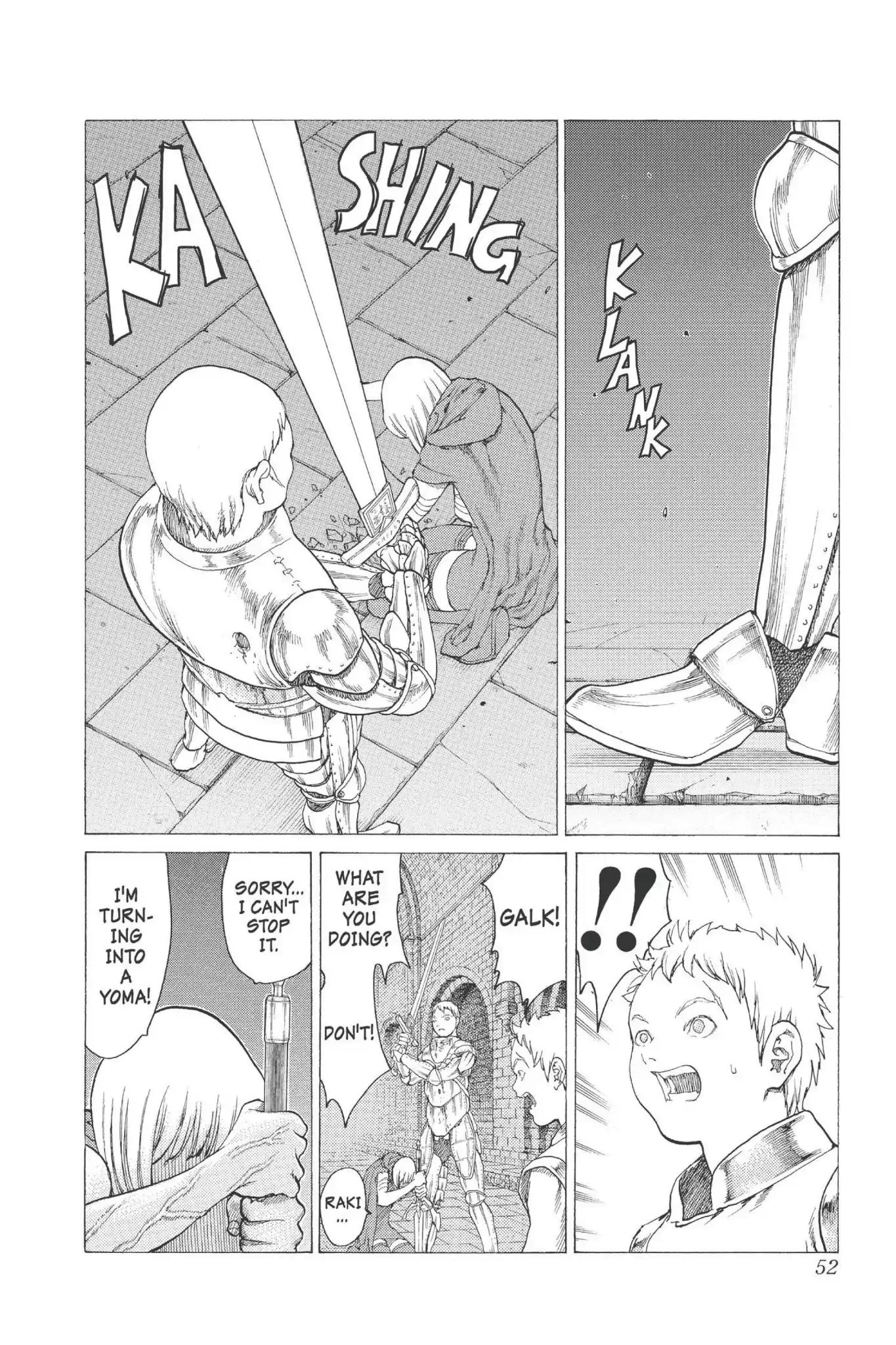 Claymore Chapter 11 page 13 - Chapter 11: Vol.3 Scene 11: Darkness in Paradise, Part 7
