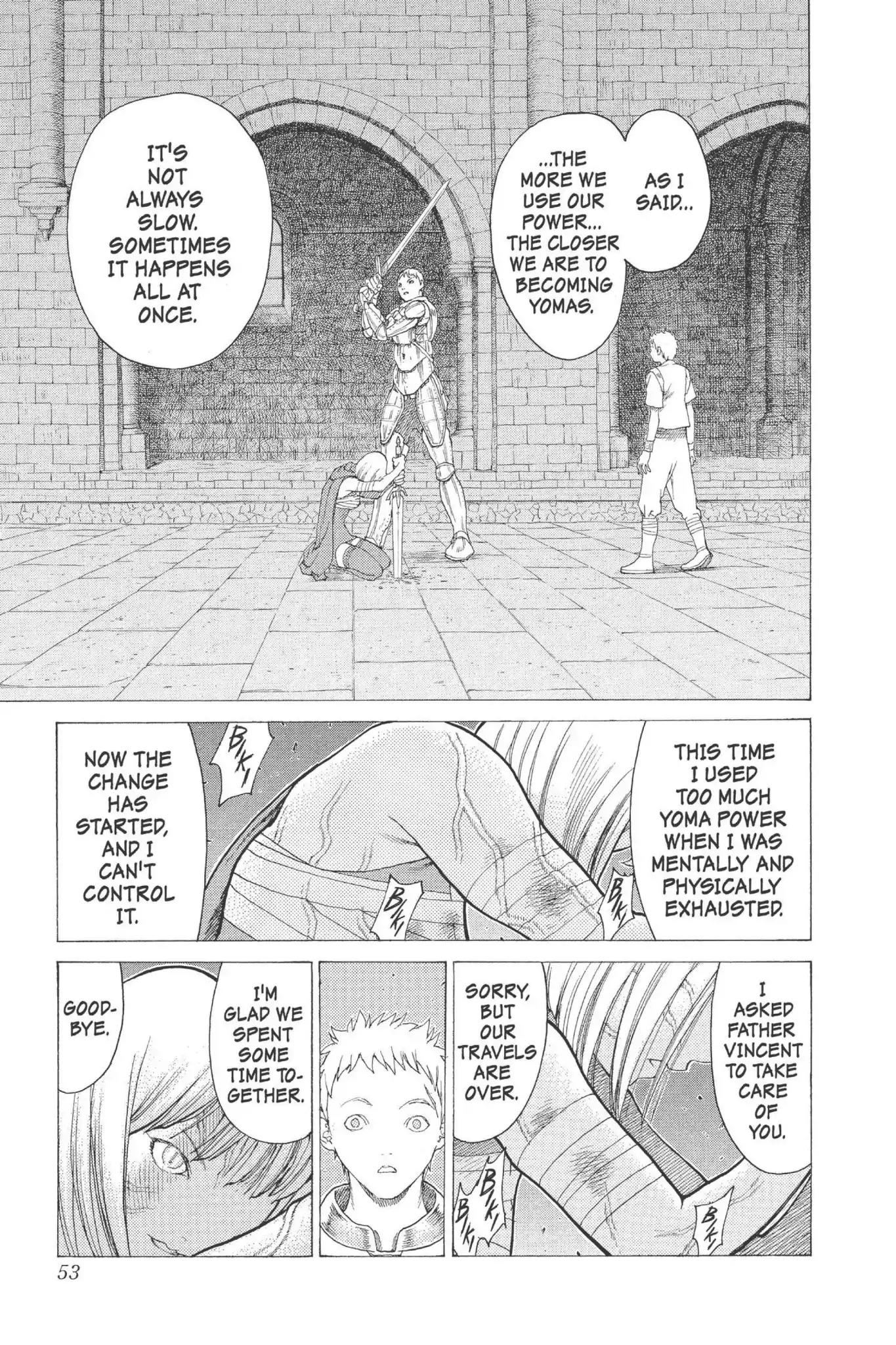Claymore Chapter 11 page 14 - Chapter 11: Vol.3 Scene 11: Darkness in Paradise, Part 7