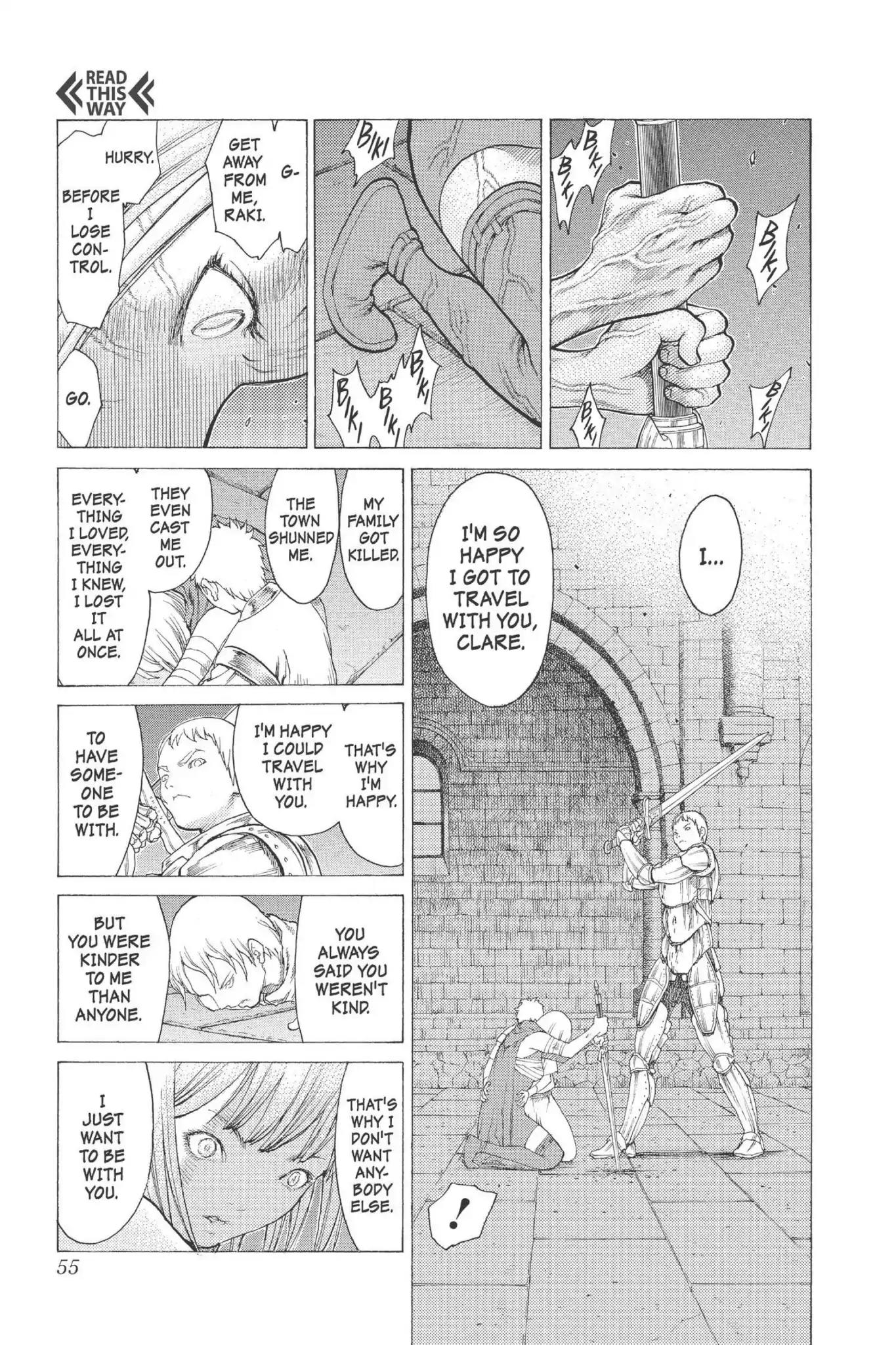 Claymore Chapter 11 page 16 - Chapter 11: Vol.3 Scene 11: Darkness in Paradise, Part 7