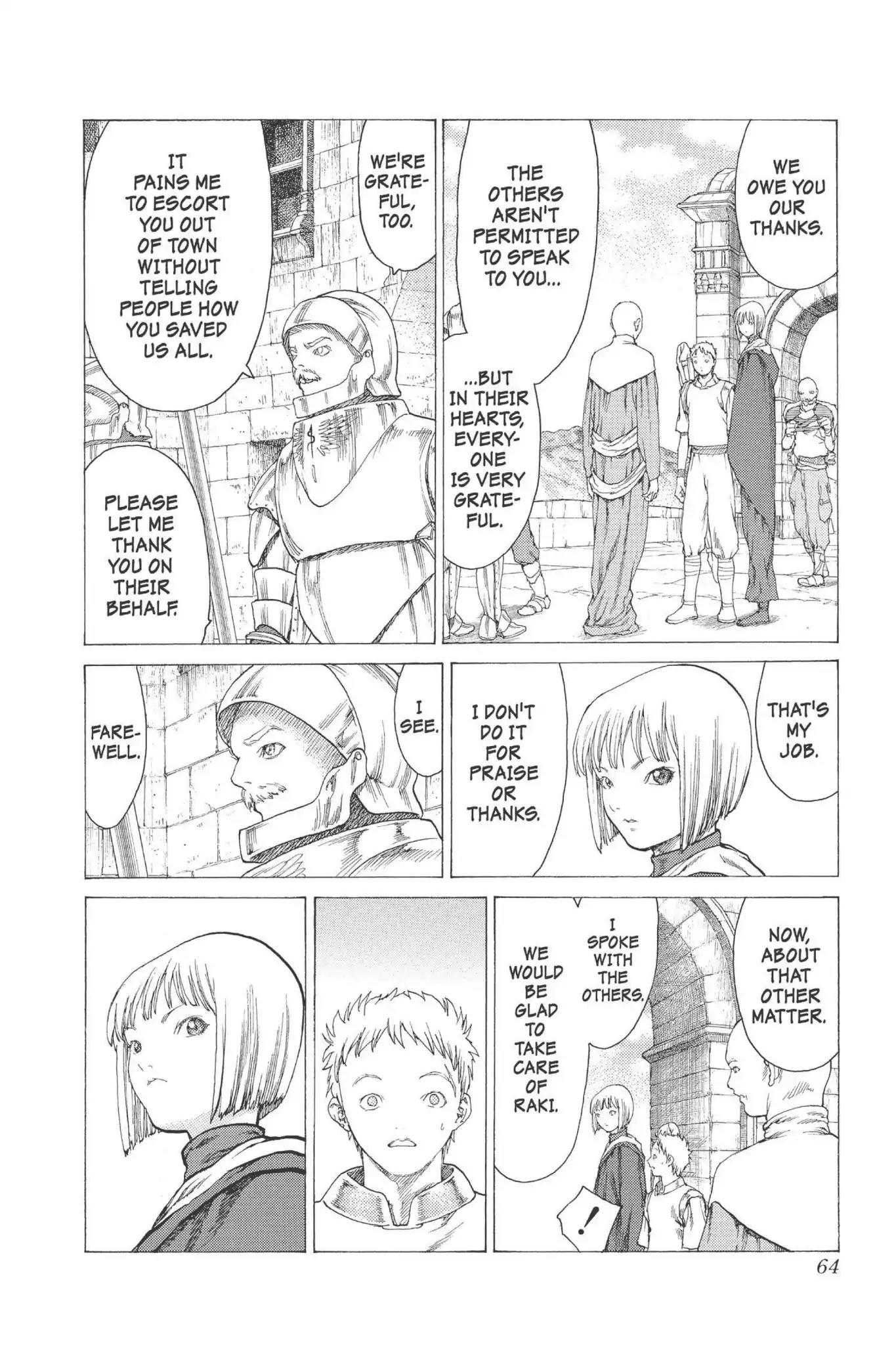 Claymore Chapter 11 page 25 - Chapter 11: Vol.3 Scene 11: Darkness in Paradise, Part 7