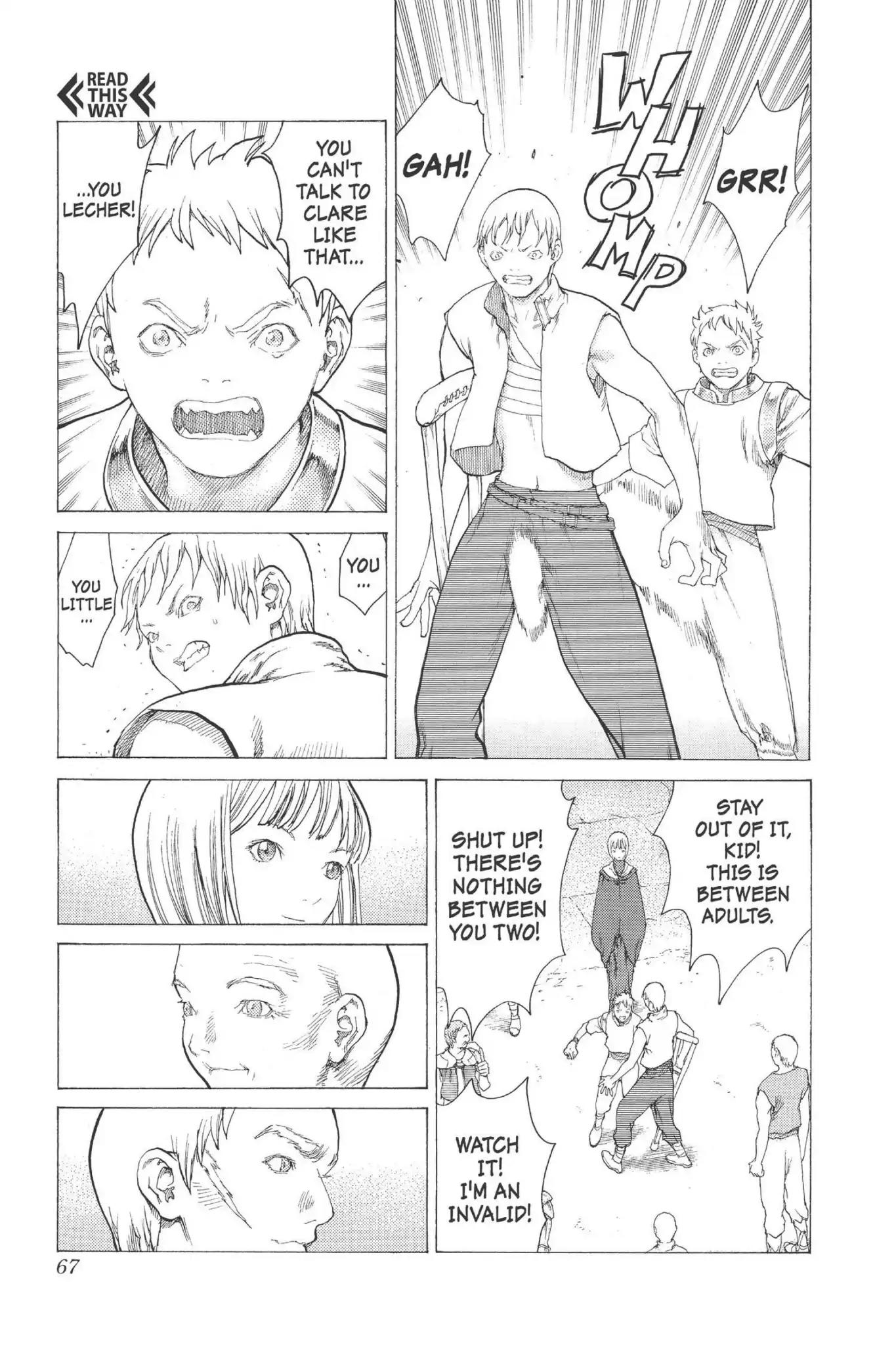 Claymore Chapter 11 page 28 - Chapter 11: Vol.3 Scene 11: Darkness in Paradise, Part 7