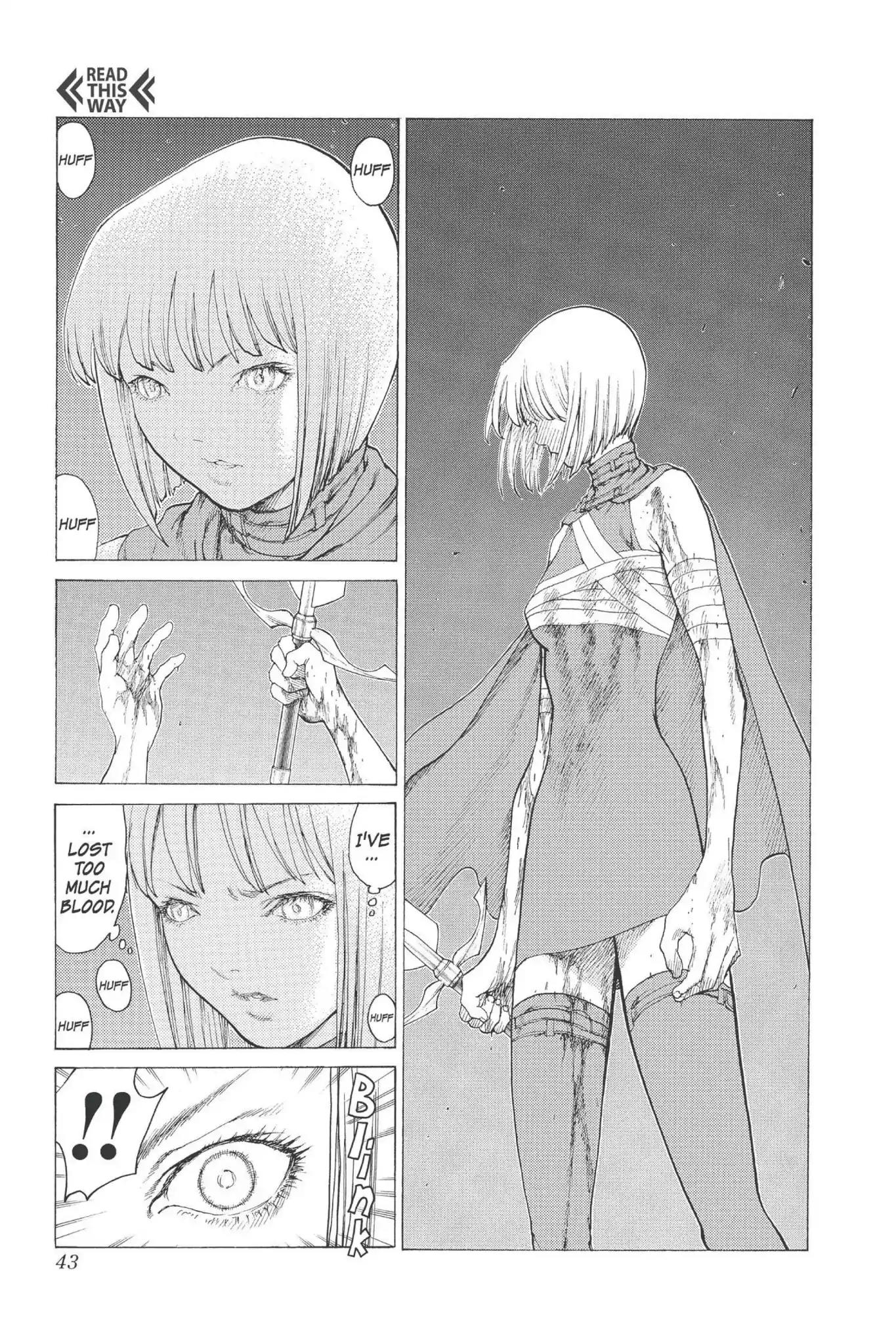 Claymore Chapter 11 page 4 - Chapter 11: Vol.3 Scene 11: Darkness in Paradise, Part 7