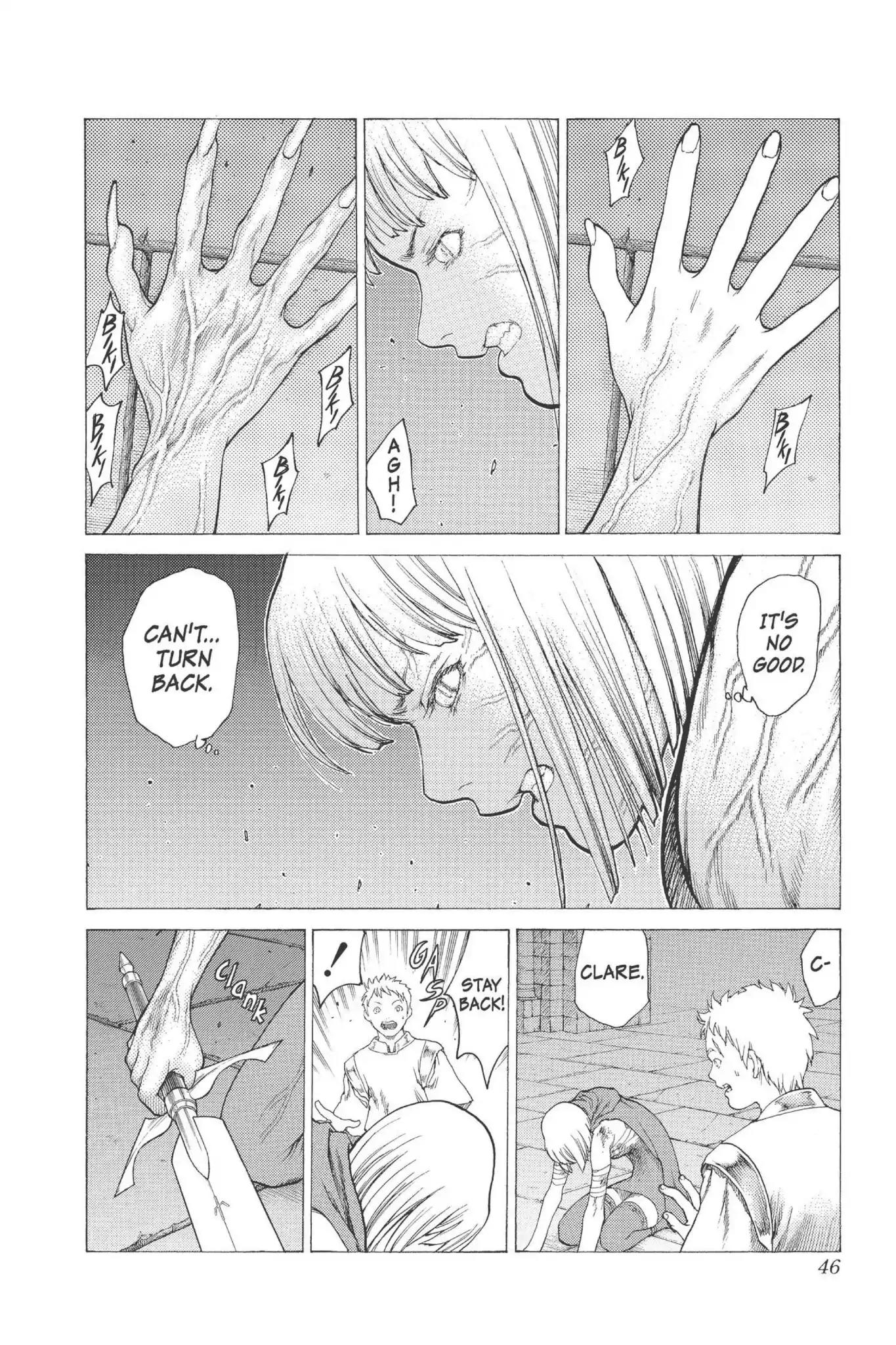 Claymore Chapter 11 page 7 - Chapter 11: Vol.3 Scene 11: Darkness in Paradise, Part 7