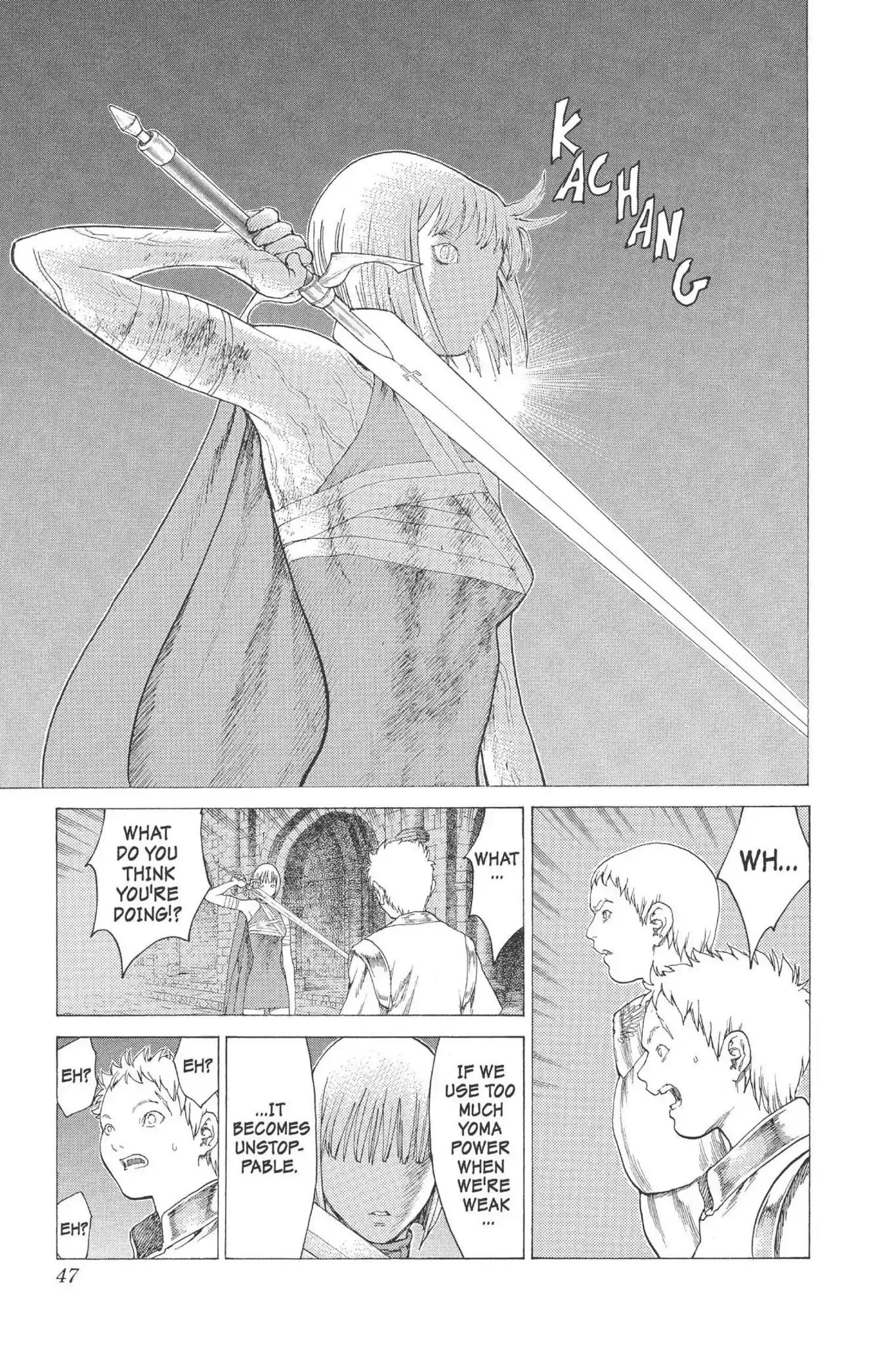 Claymore Chapter 11 page 8 - Chapter 11: Vol.3 Scene 11: Darkness in Paradise, Part 7