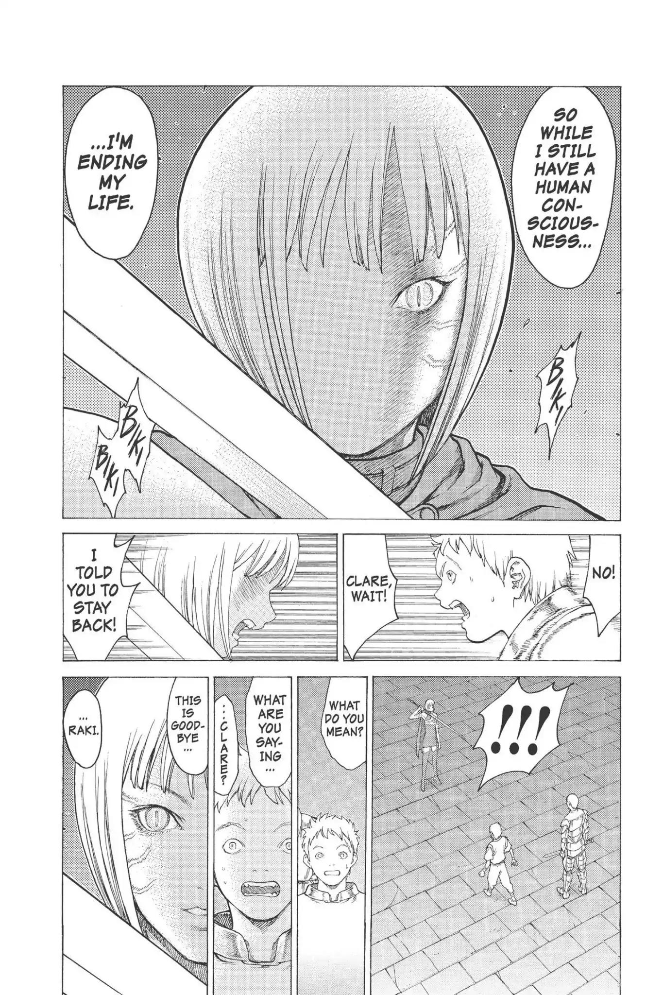 Claymore Chapter 11 page 9 - Chapter 11: Vol.3 Scene 11: Darkness in Paradise, Part 7
