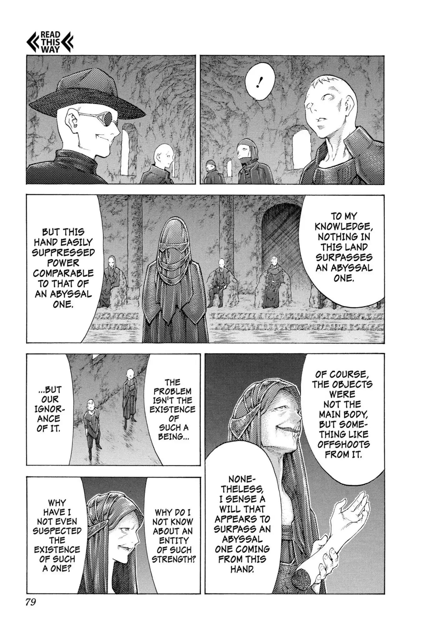Claymore Chapter 110 page 10 - Chapter 110: Vol.20 Scene 110: Remains of the Demon Claw, Part 1