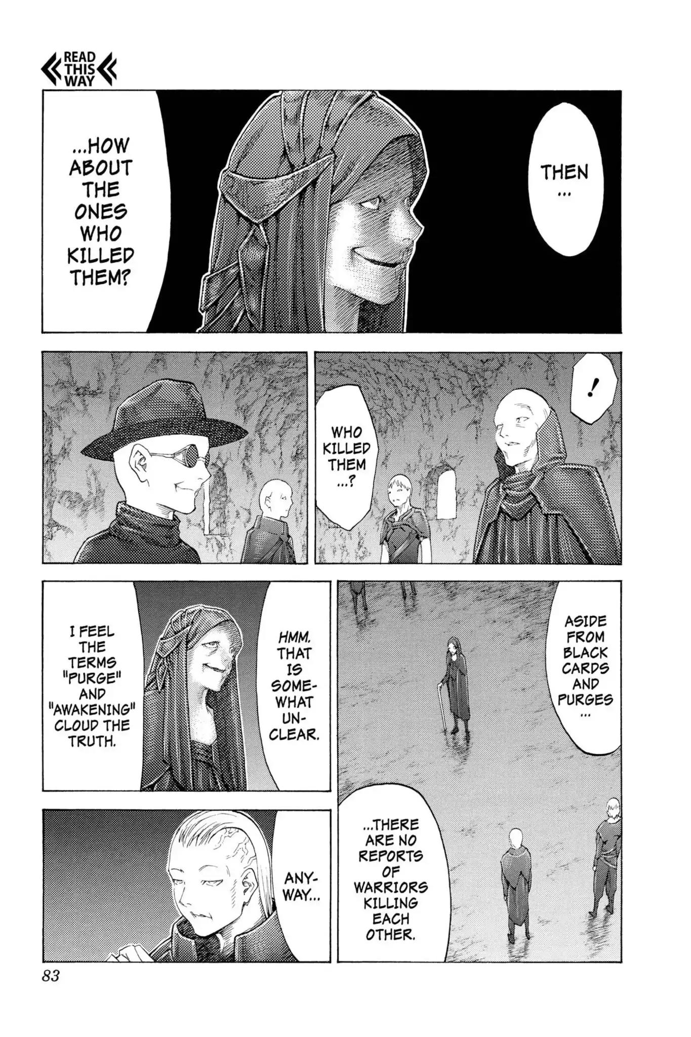 Claymore Chapter 110 page 14 - Chapter 110: Vol.20 Scene 110: Remains of the Demon Claw, Part 1