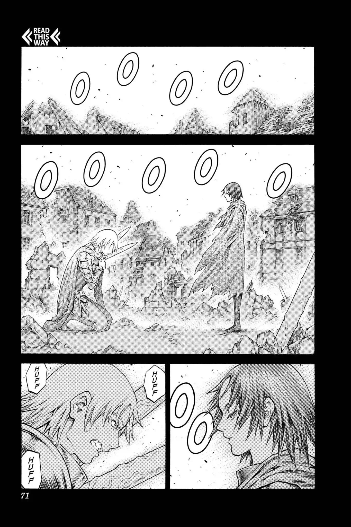 Claymore Chapter 110 page 2 - Chapter 110: Vol.20 Scene 110: Remains of the Demon Claw, Part 1