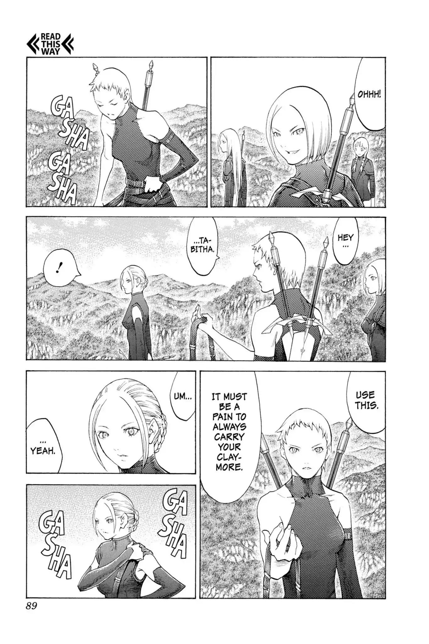 Claymore Chapter 110 page 20 - Chapter 110: Vol.20 Scene 110: Remains of the Demon Claw, Part 1