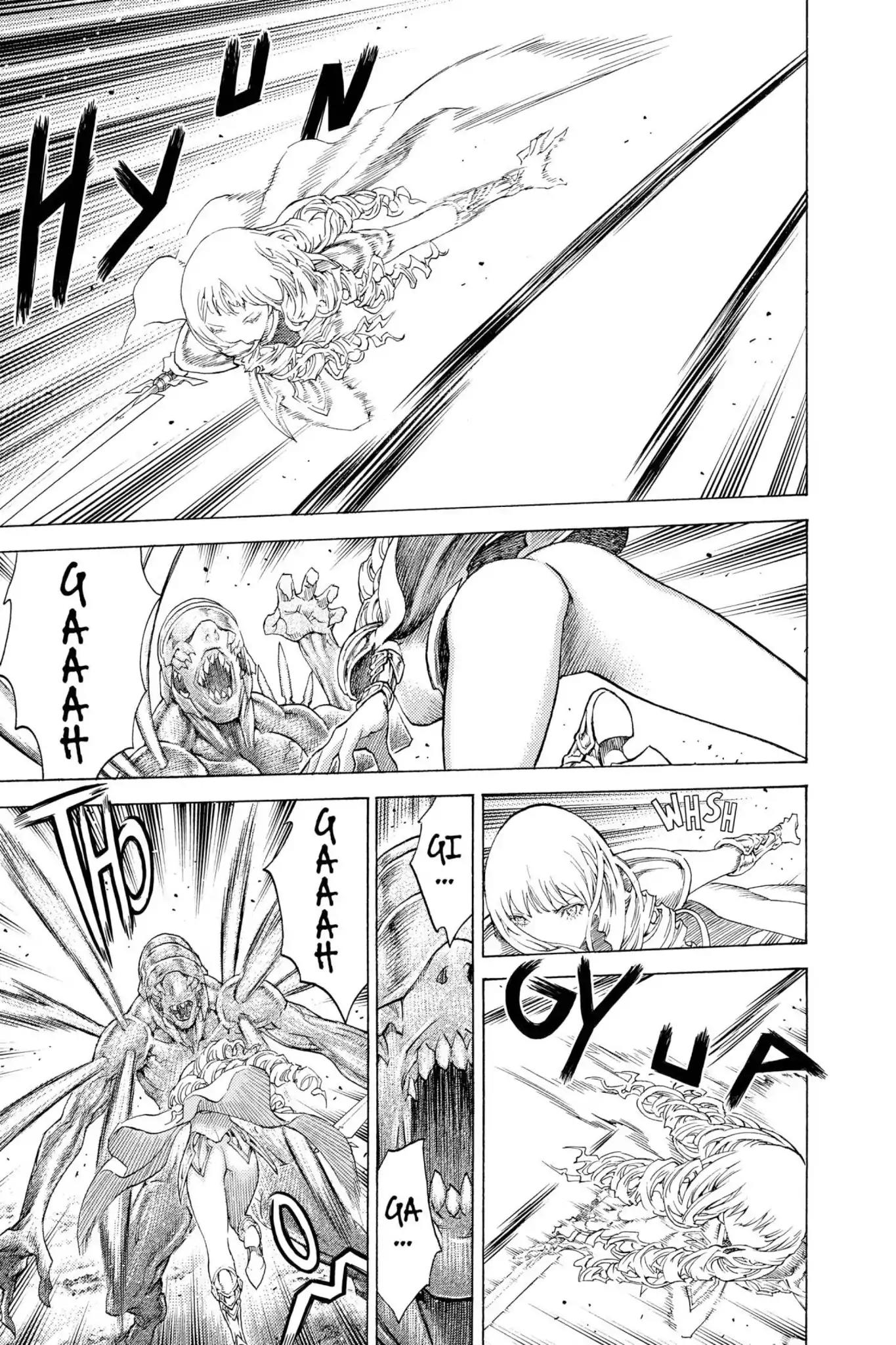 Claymore Chapter 110 page 28 - Chapter 110: Vol.20 Scene 110: Remains of the Demon Claw, Part 1