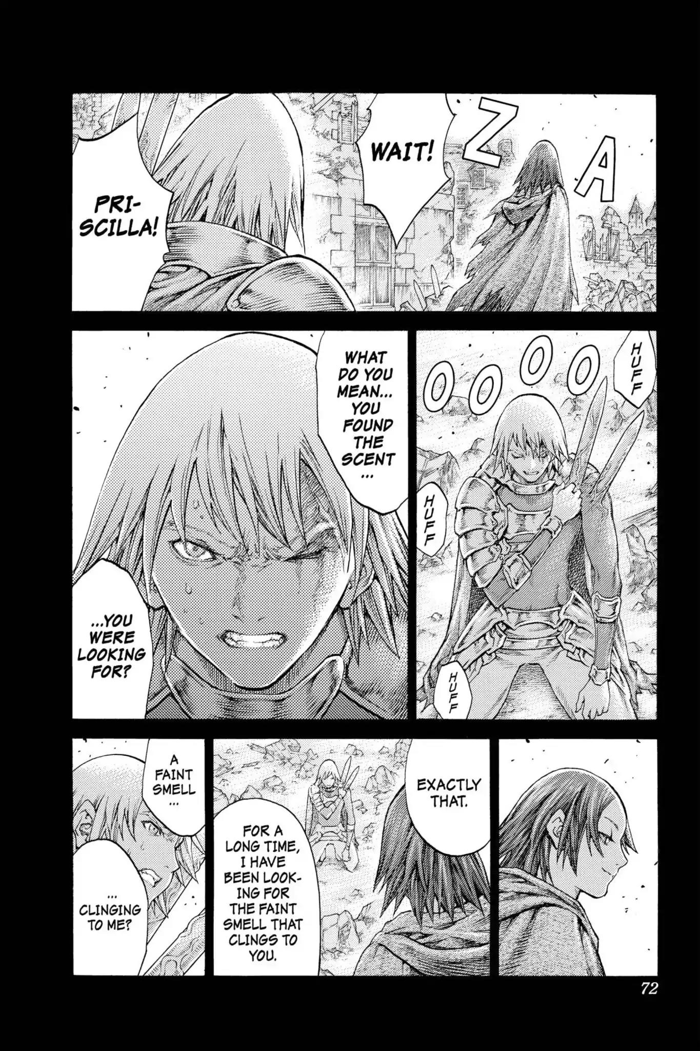 Claymore Chapter 110 page 3 - Chapter 110: Vol.20 Scene 110: Remains of the Demon Claw, Part 1