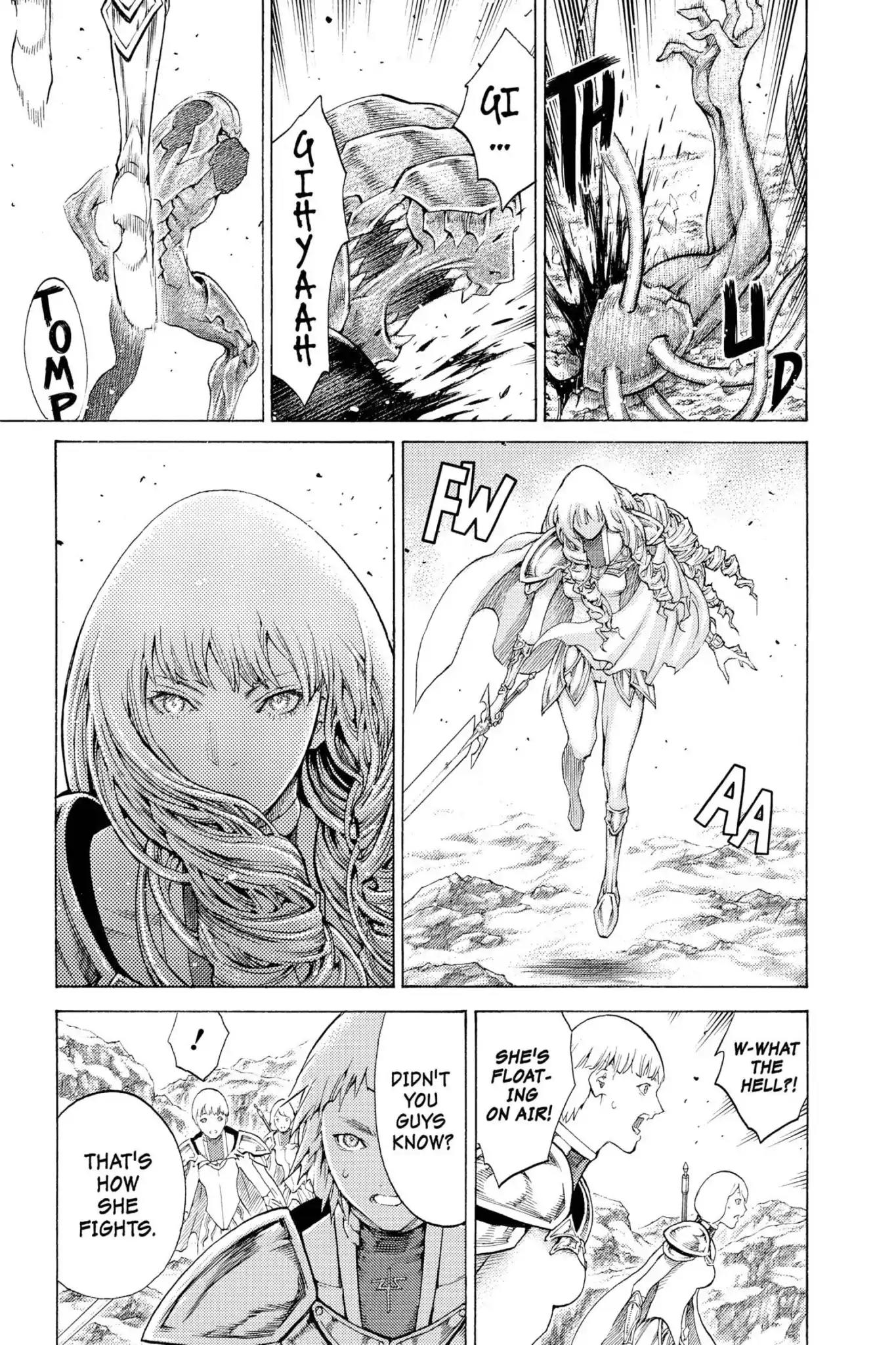 Claymore Chapter 110 page 30 - Chapter 110: Vol.20 Scene 110: Remains of the Demon Claw, Part 1