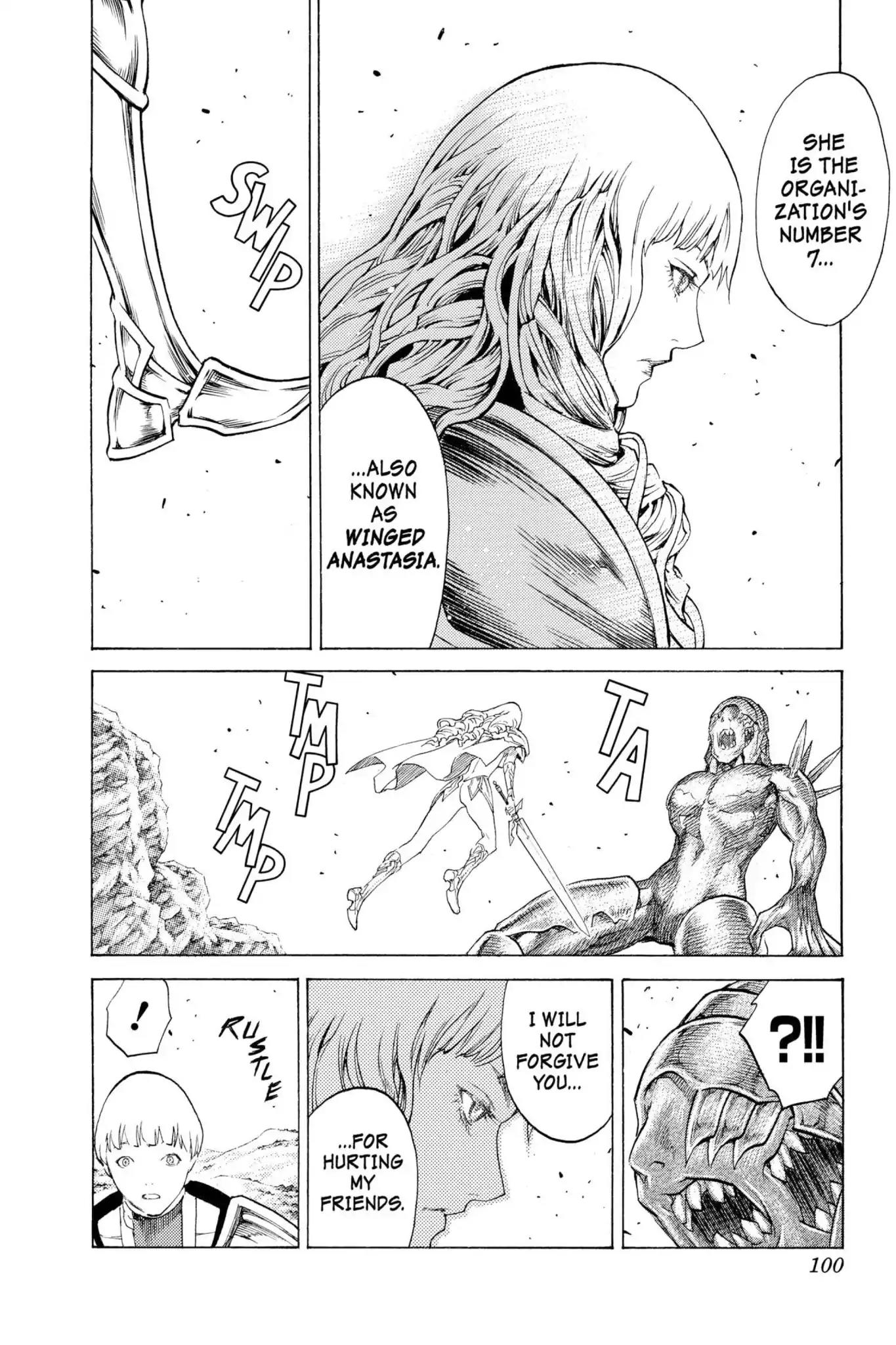 Claymore Chapter 110 page 31 - Chapter 110: Vol.20 Scene 110: Remains of the Demon Claw, Part 1