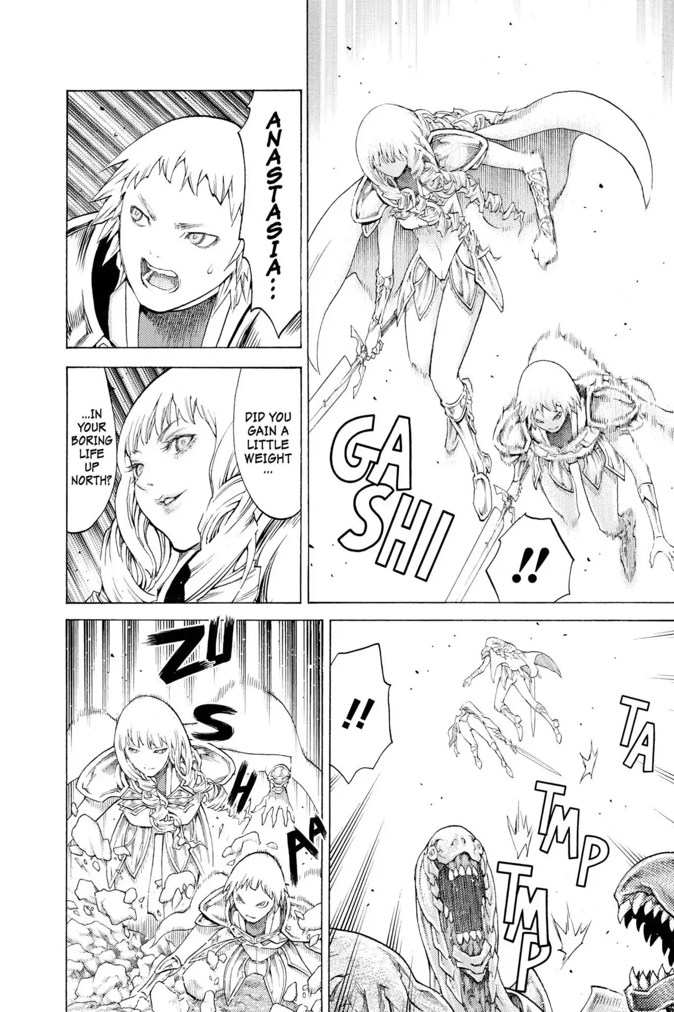 Claymore Chapter 111 page 10 - Chapter 111: Vol.20 Scene 111: Remains of the Demon Claw, Part 2