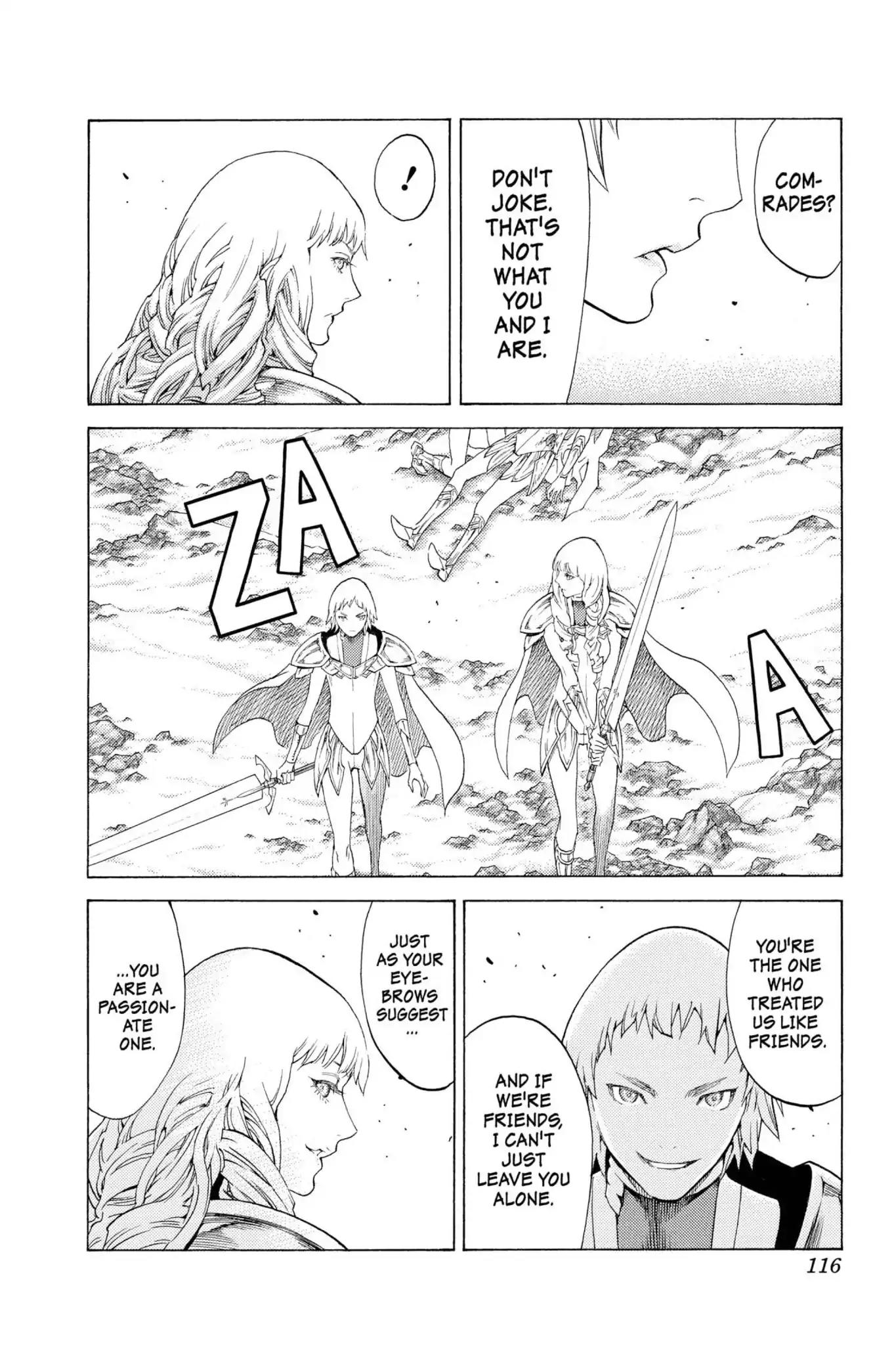 Claymore Chapter 111 page 14 - Chapter 111: Vol.20 Scene 111: Remains of the Demon Claw, Part 2