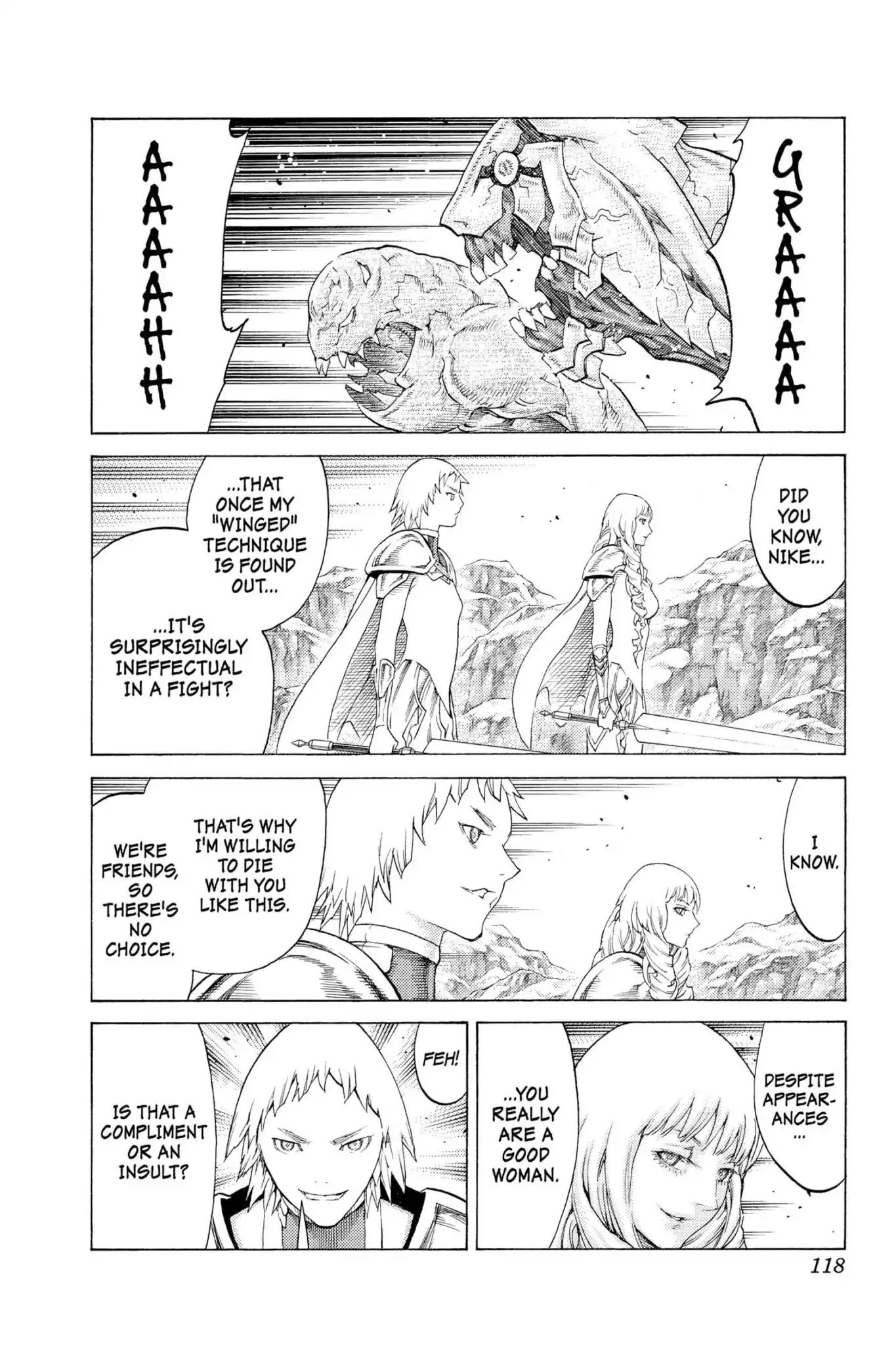 Claymore Chapter 111 page 16 - Chapter 111: Vol.20 Scene 111: Remains of the Demon Claw, Part 2