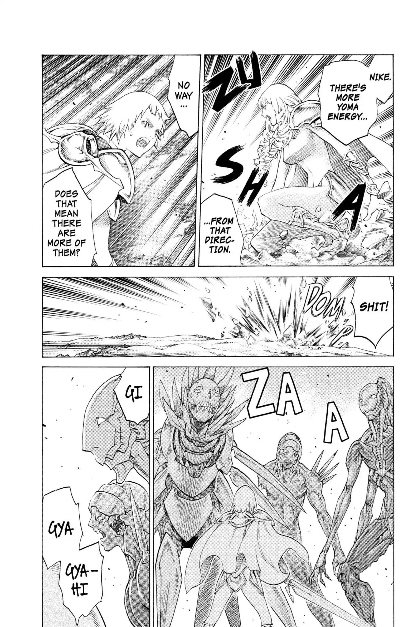 Claymore Chapter 111 page 18 - Chapter 111: Vol.20 Scene 111: Remains of the Demon Claw, Part 2