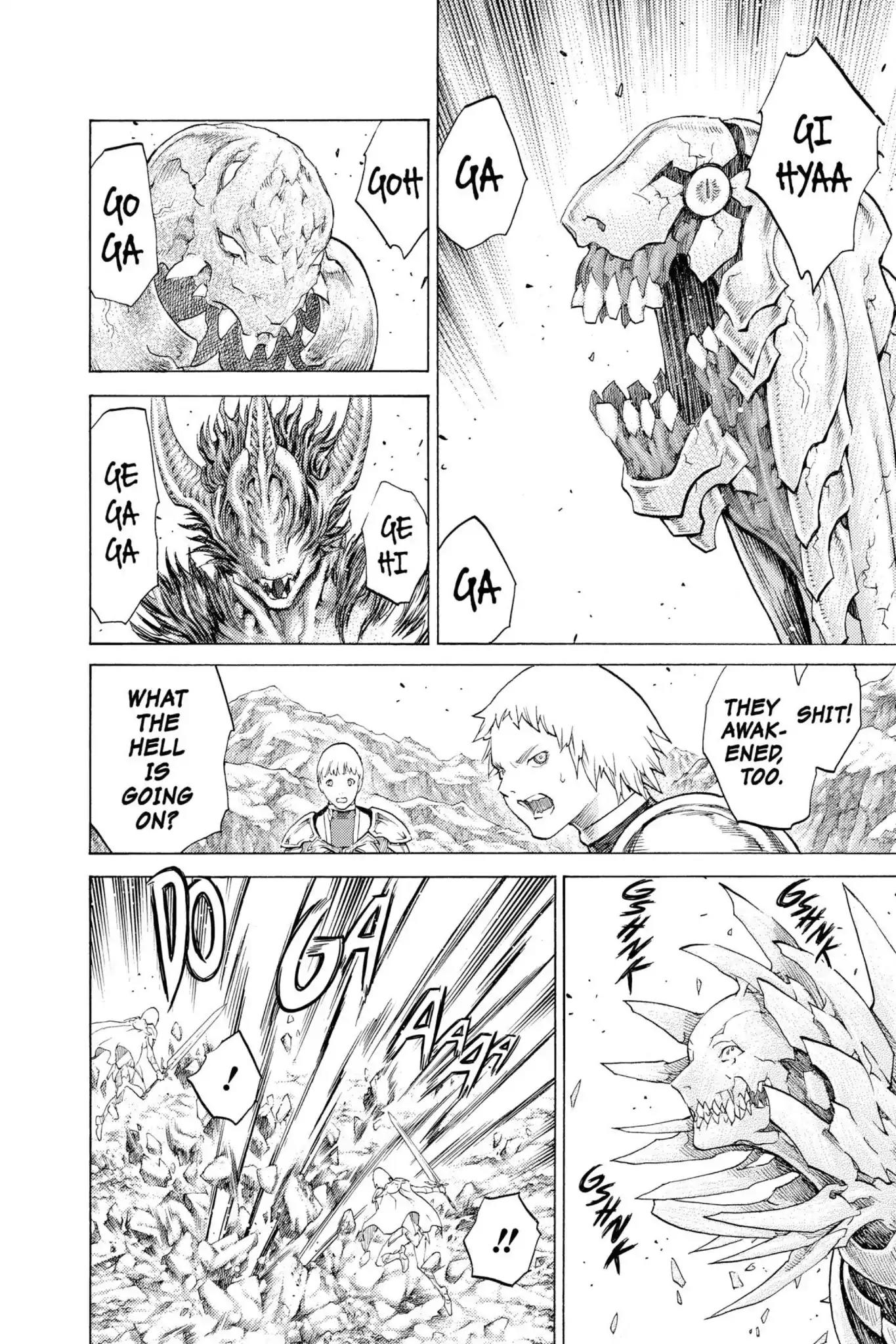 Claymore Chapter 111 page 2 - Chapter 111: Vol.20 Scene 111: Remains of the Demon Claw, Part 2