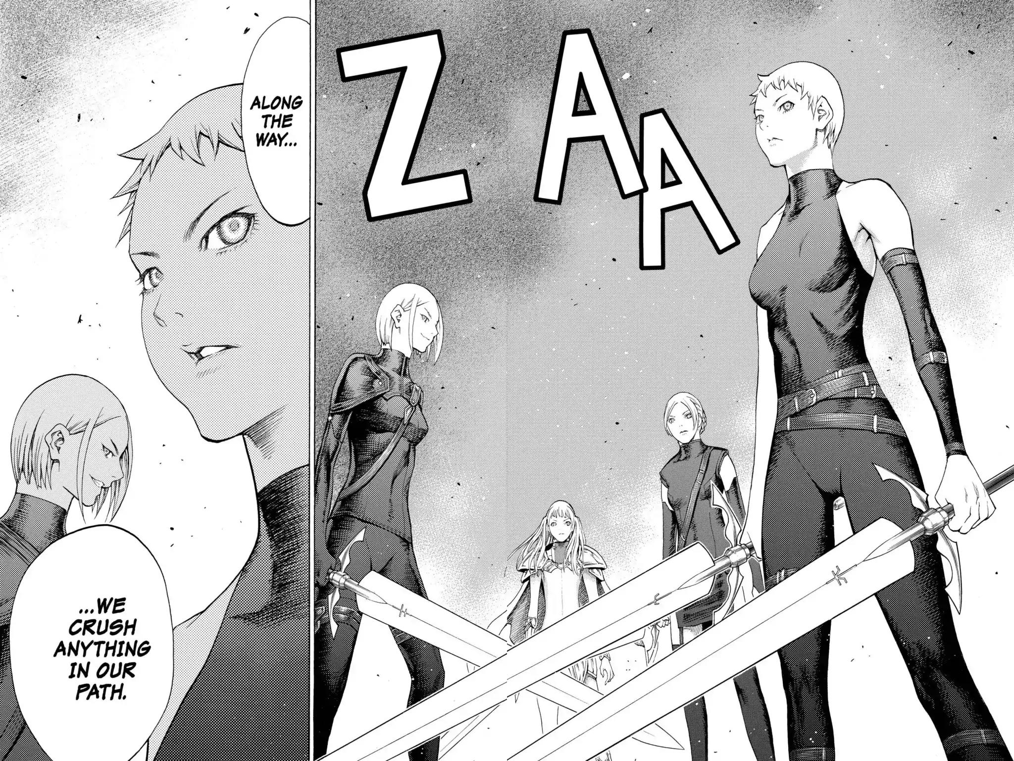 Claymore Chapter 111 page 22 - Chapter 111: Vol.20 Scene 111: Remains of the Demon Claw, Part 2