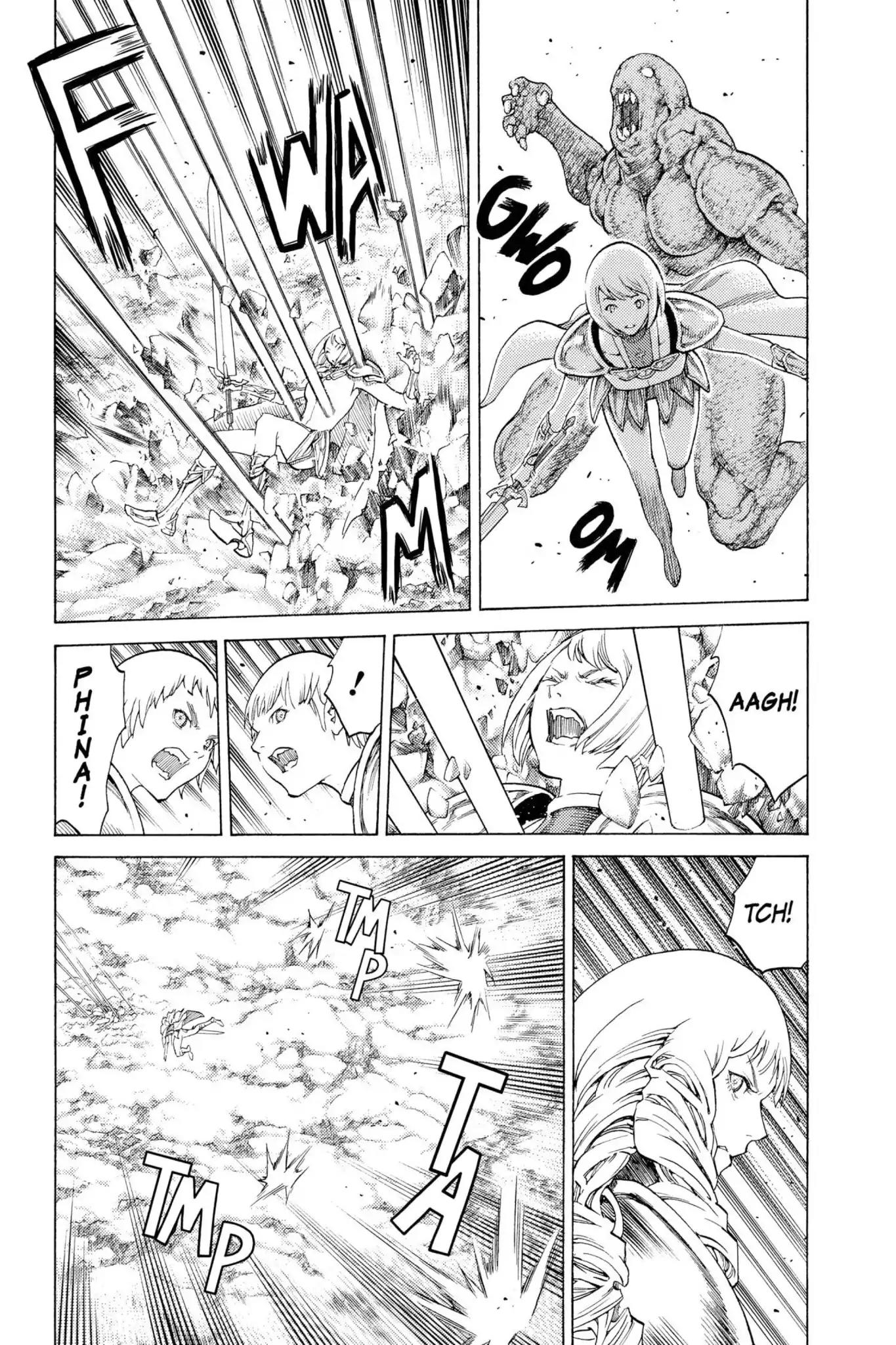 Claymore Chapter 111 page 3 - Chapter 111: Vol.20 Scene 111: Remains of the Demon Claw, Part 2