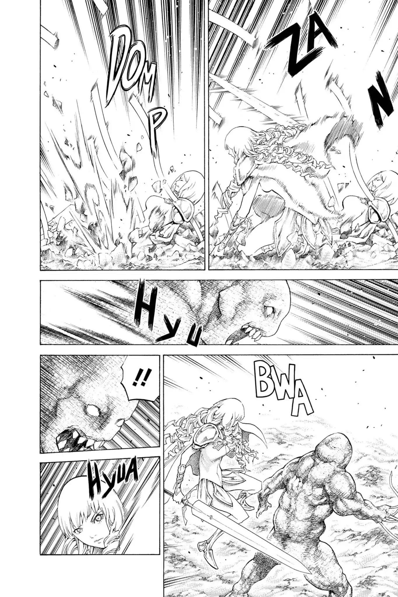 Claymore Chapter 111 page 4 - Chapter 111: Vol.20 Scene 111: Remains of the Demon Claw, Part 2