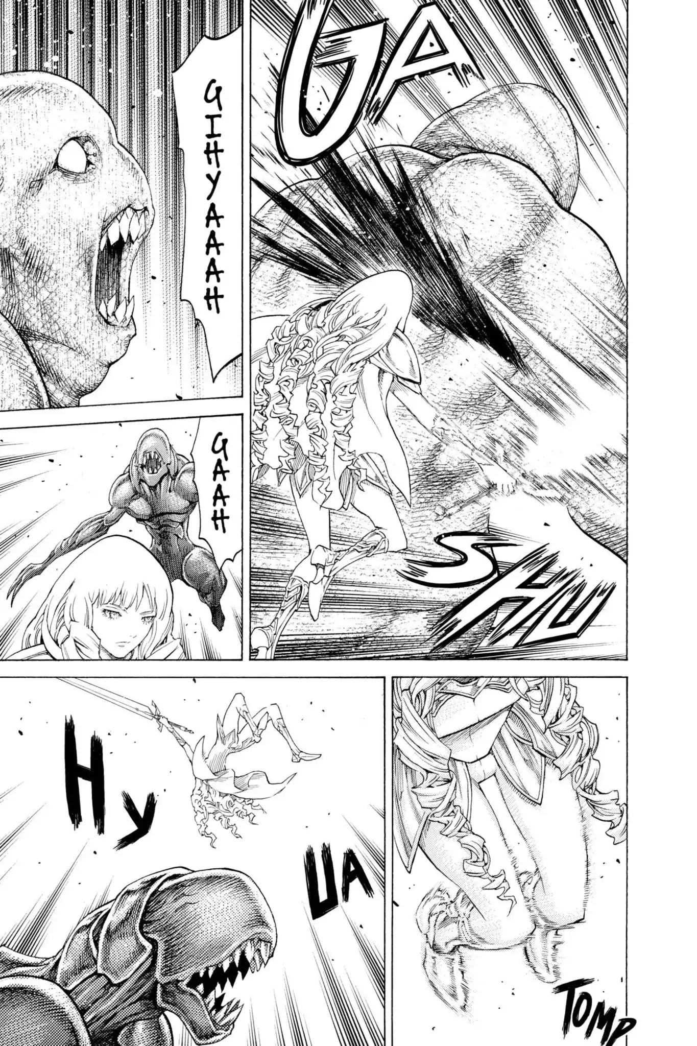 Claymore Chapter 111 page 5 - Chapter 111: Vol.20 Scene 111: Remains of the Demon Claw, Part 2