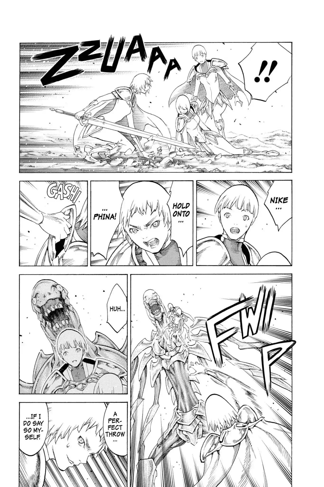 Claymore Chapter 111 page 7 - Chapter 111: Vol.20 Scene 111: Remains of the Demon Claw, Part 2