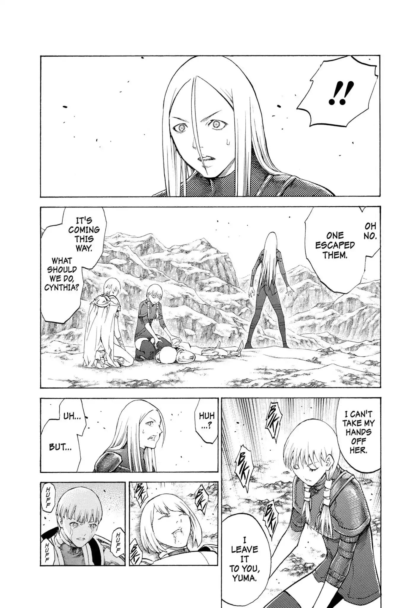 Claymore Chapter 112 page 13 - Chapter 112: Vol.20 Scene 112: Remains of the Demon Claw, Part 3