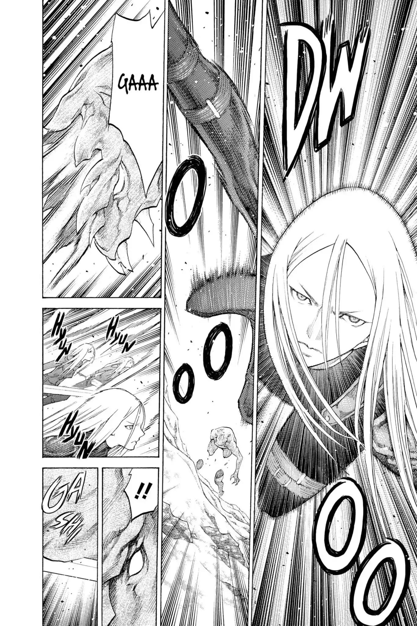 Claymore Chapter 112 page 17 - Chapter 112: Vol.20 Scene 112: Remains of the Demon Claw, Part 3