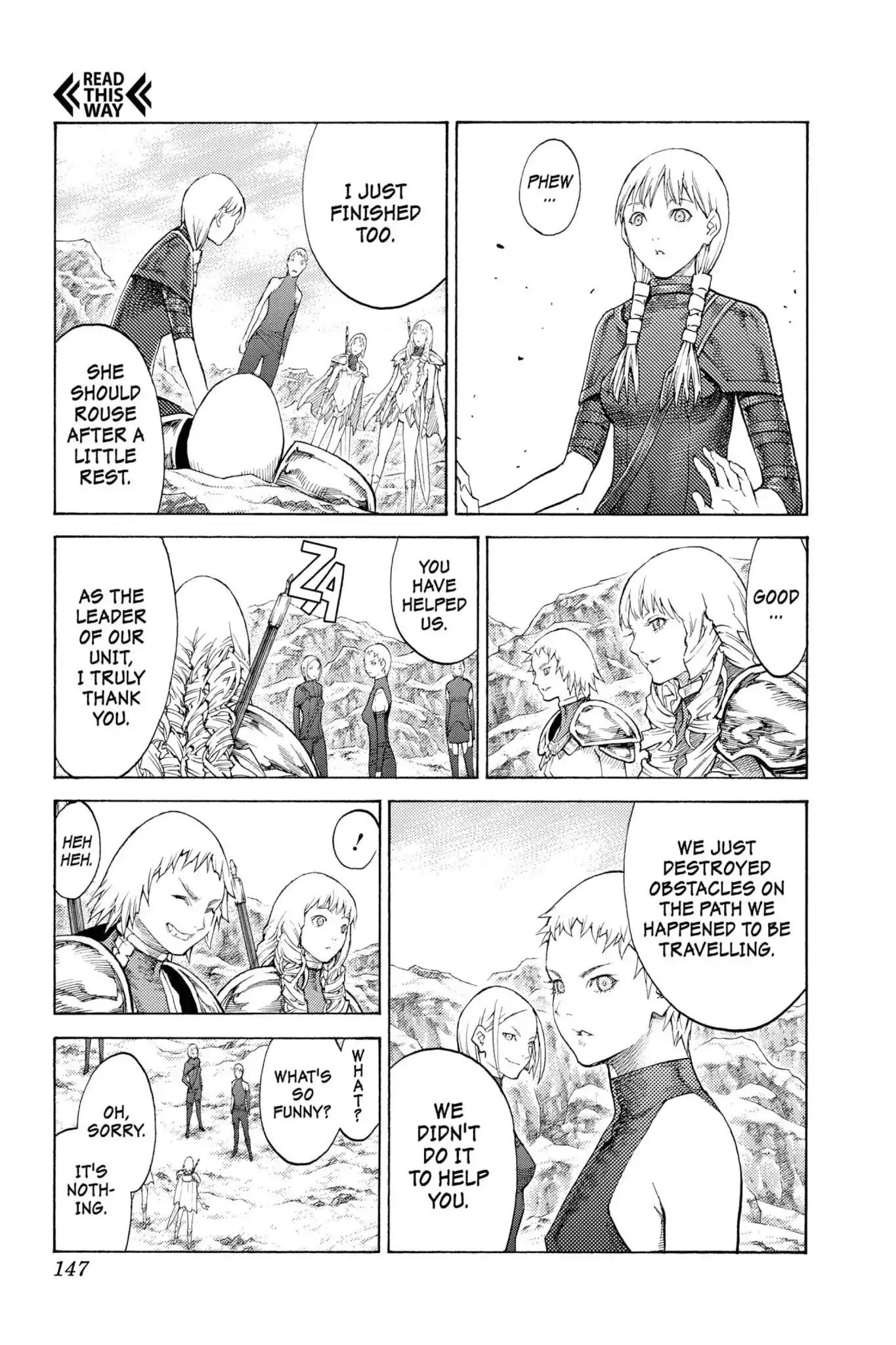 Claymore Chapter 112 page 20 - Chapter 112: Vol.20 Scene 112: Remains of the Demon Claw, Part 3
