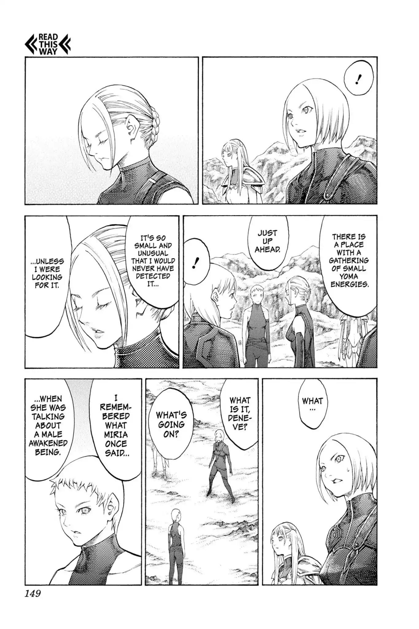 Claymore Chapter 112 page 22 - Chapter 112: Vol.20 Scene 112: Remains of the Demon Claw, Part 3