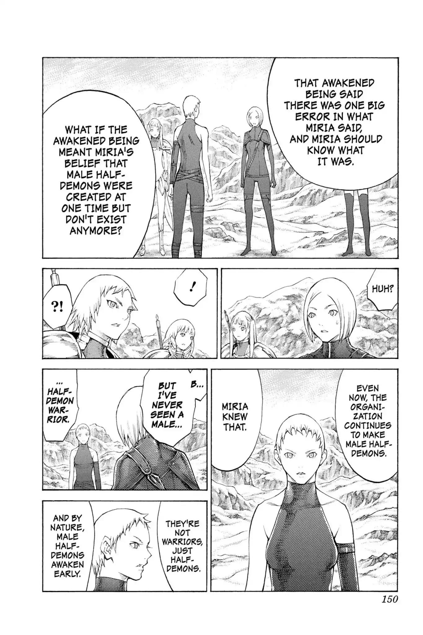 Claymore Chapter 112 page 23 - Chapter 112: Vol.20 Scene 112: Remains of the Demon Claw, Part 3