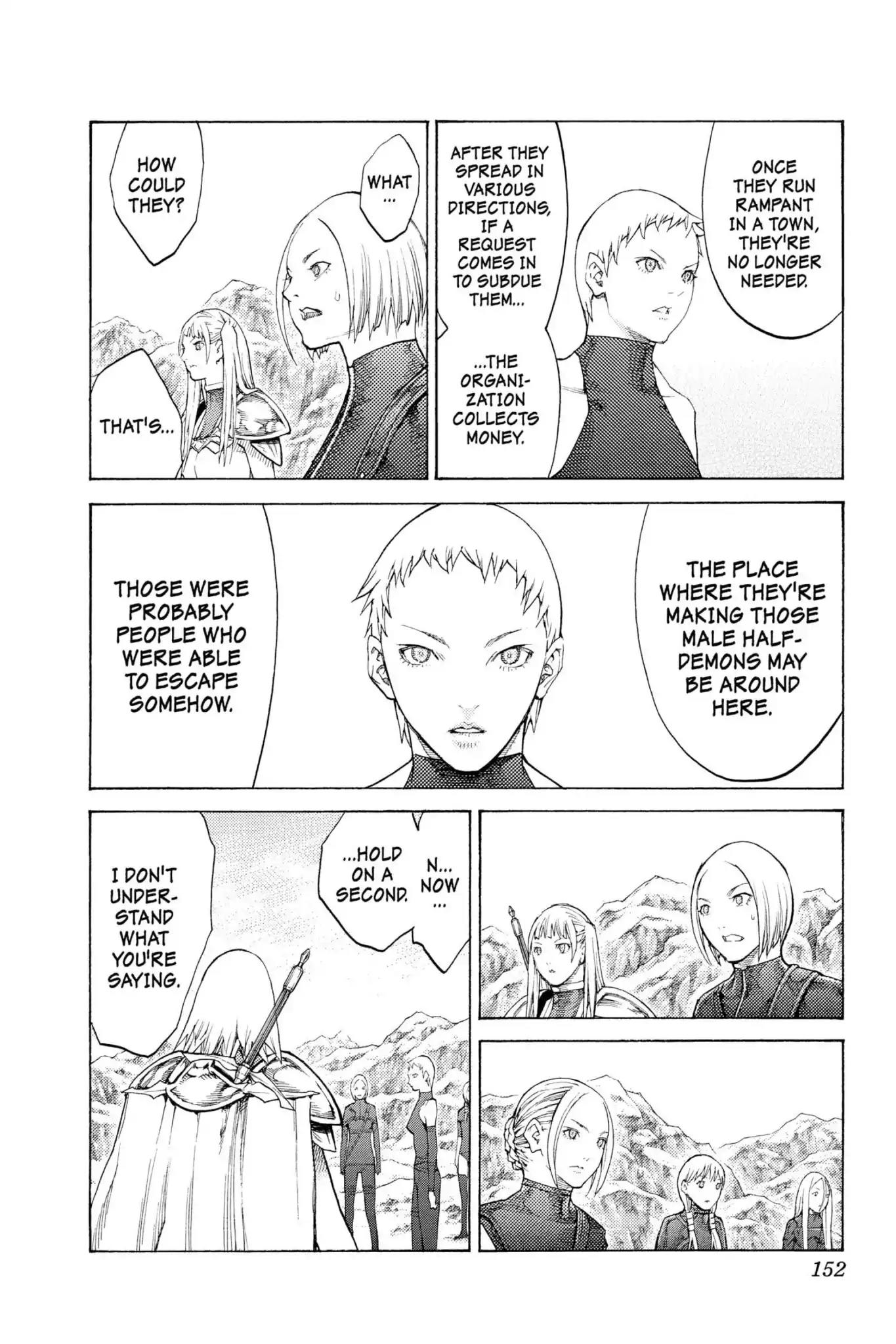 Claymore Chapter 112 page 25 - Chapter 112: Vol.20 Scene 112: Remains of the Demon Claw, Part 3