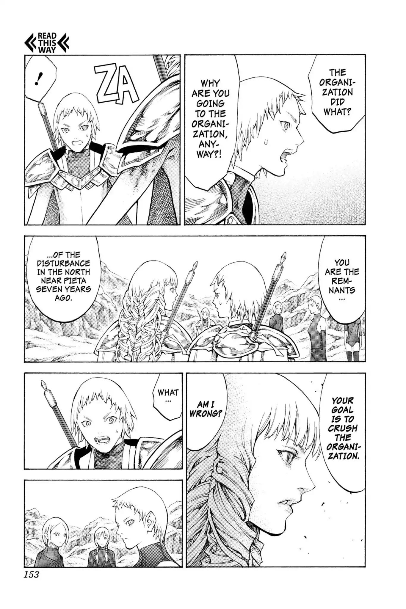 Claymore Chapter 112 page 26 - Chapter 112: Vol.20 Scene 112: Remains of the Demon Claw, Part 3