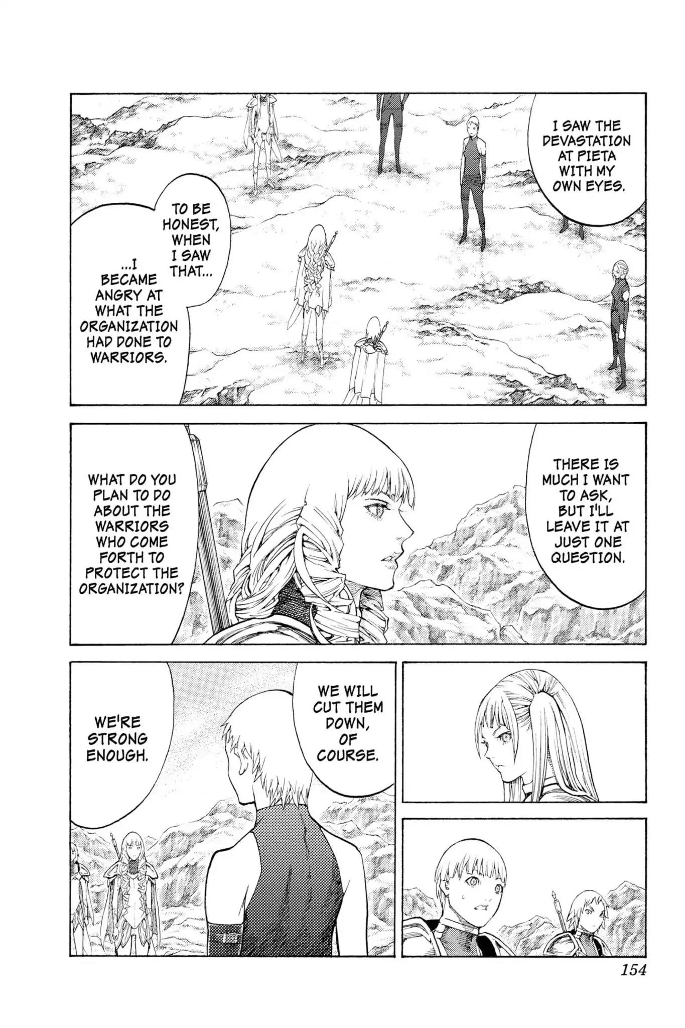 Claymore Chapter 112 page 27 - Chapter 112: Vol.20 Scene 112: Remains of the Demon Claw, Part 3