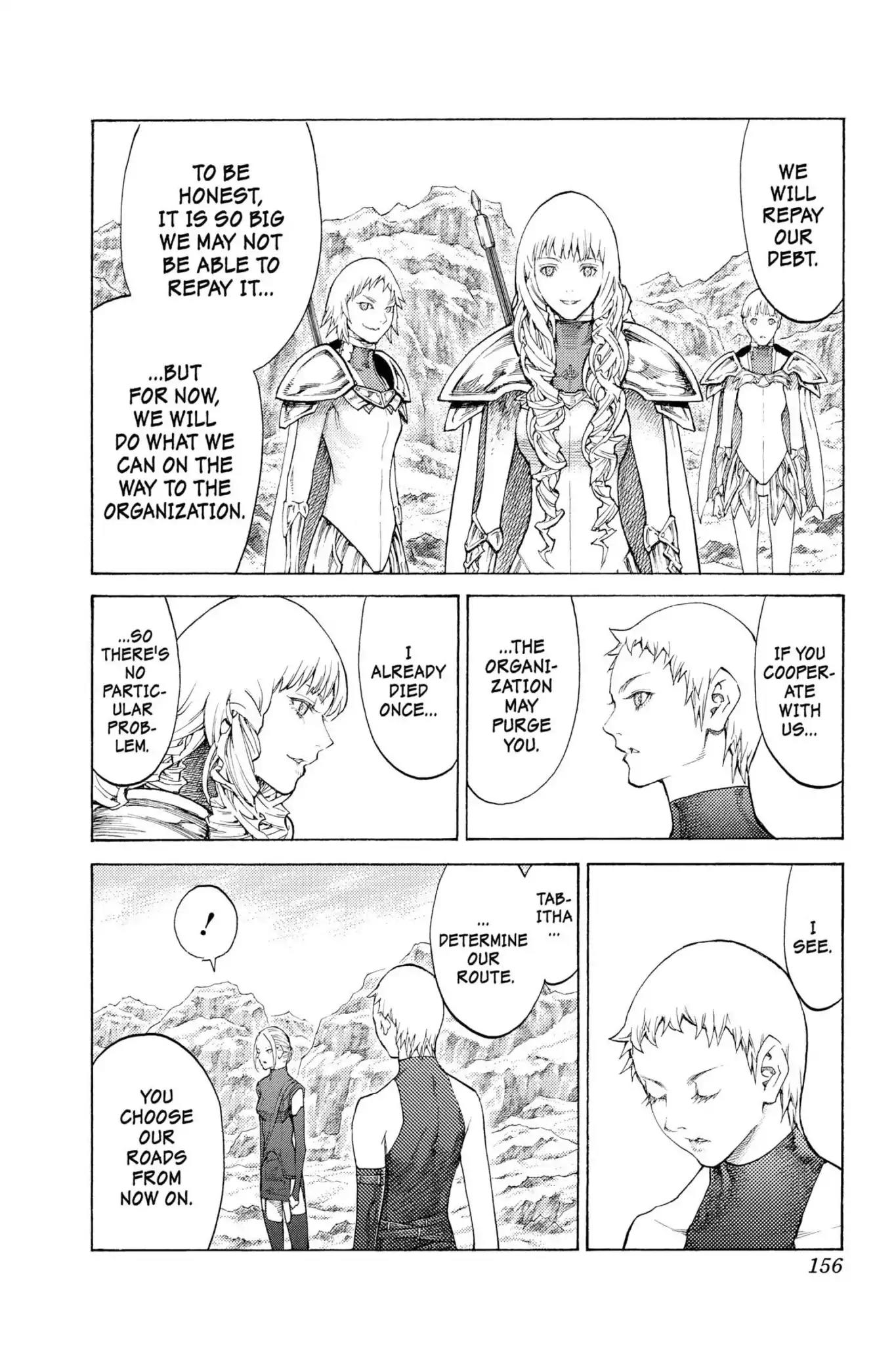 Claymore Chapter 112 page 29 - Chapter 112: Vol.20 Scene 112: Remains of the Demon Claw, Part 3