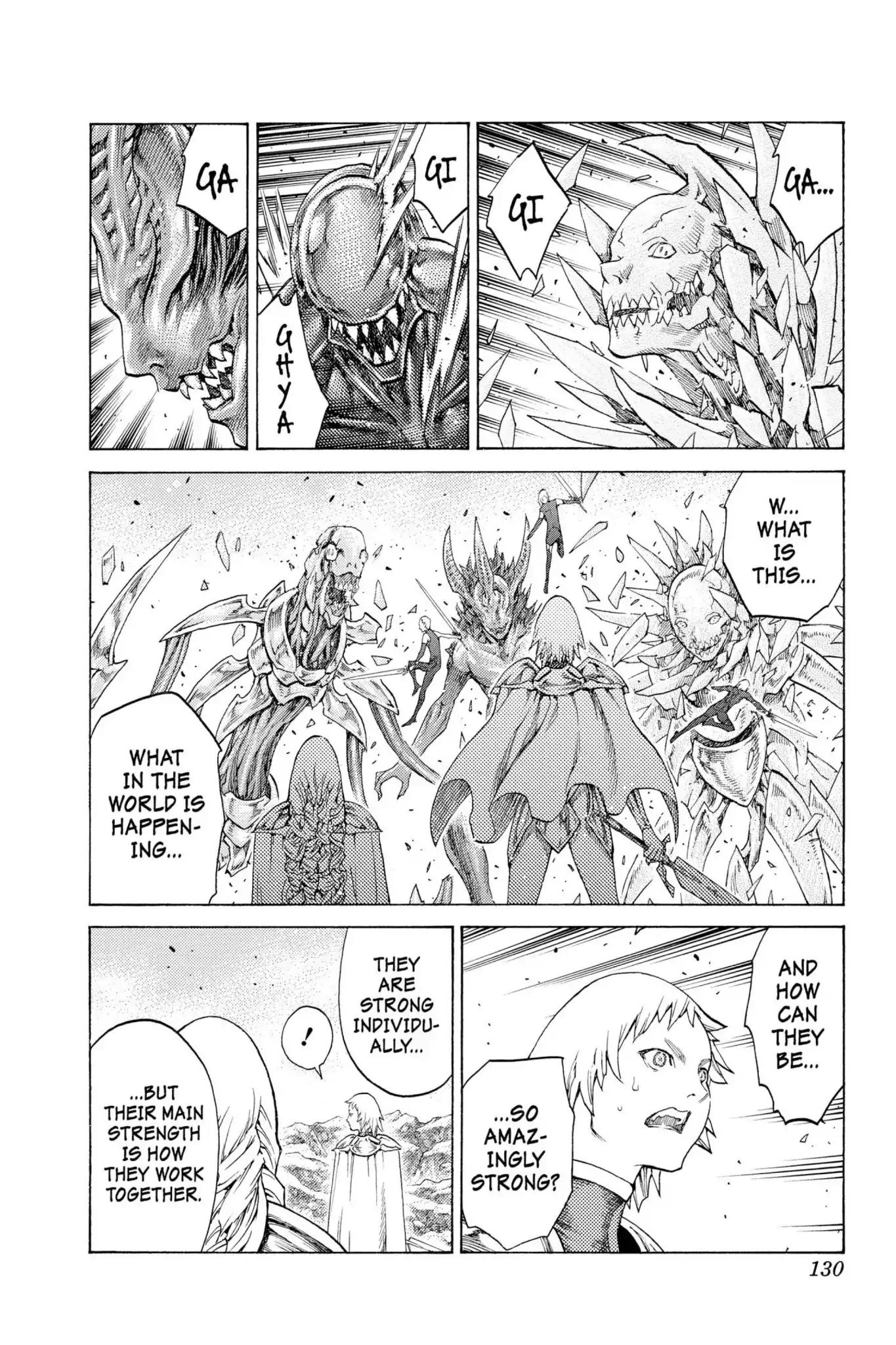 Claymore Chapter 112 page 3 - Chapter 112: Vol.20 Scene 112: Remains of the Demon Claw, Part 3