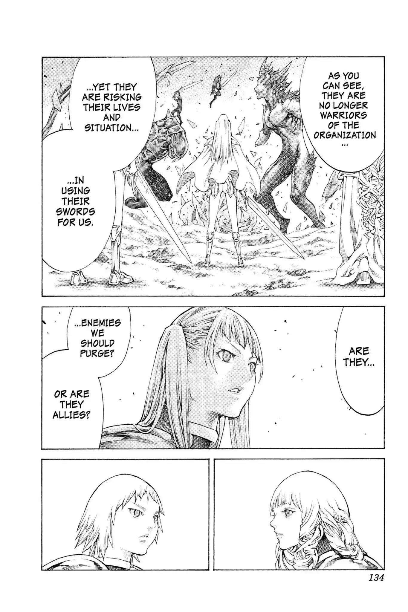 Claymore Chapter 112 page 7 - Chapter 112: Vol.20 Scene 112: Remains of the Demon Claw, Part 3