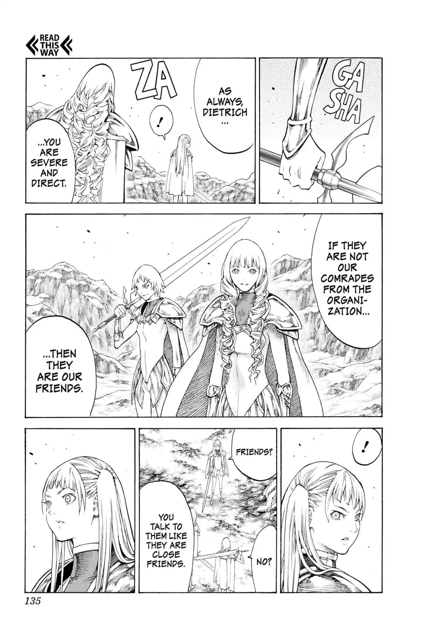 Claymore Chapter 112 page 8 - Chapter 112: Vol.20 Scene 112: Remains of the Demon Claw, Part 3
